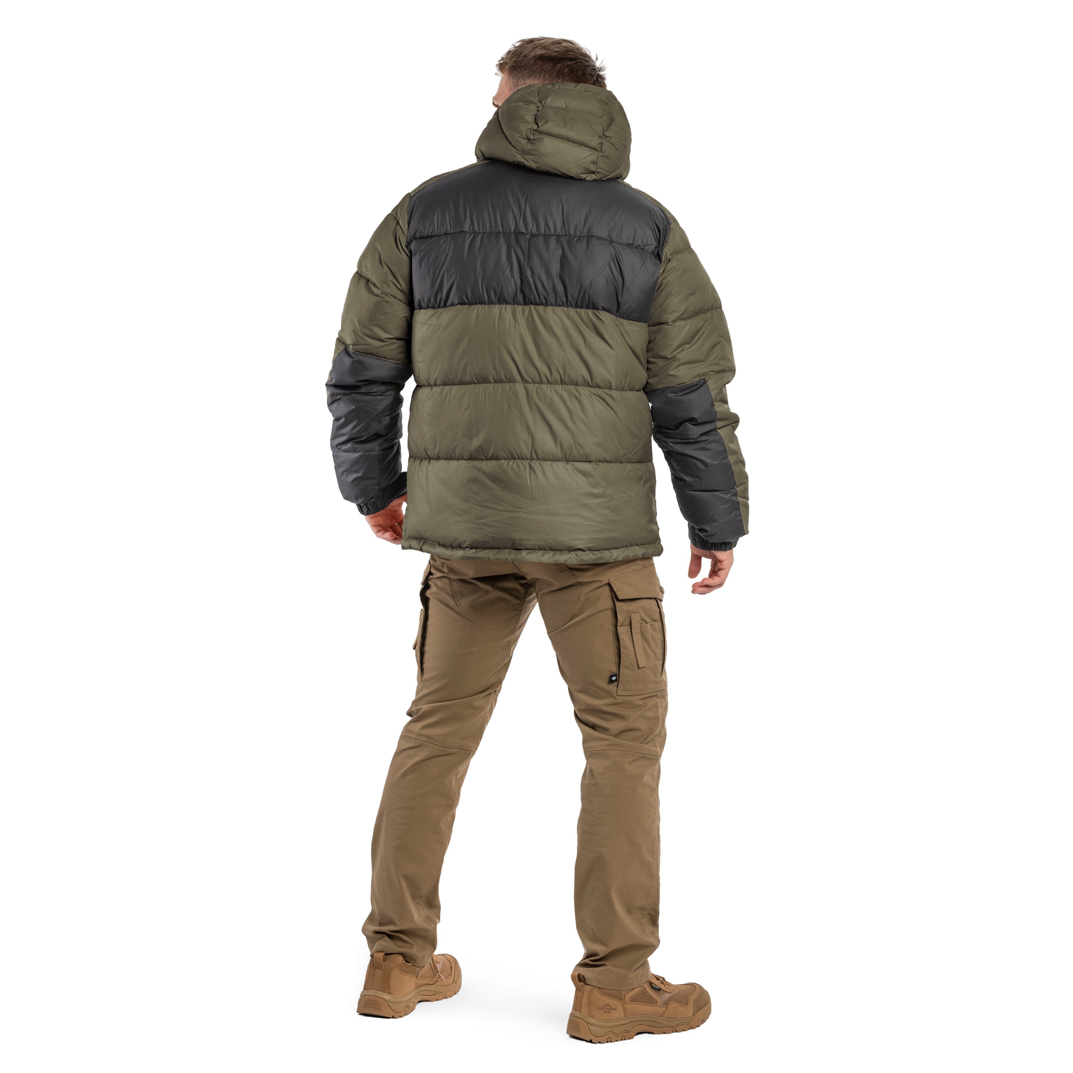 Columbia Pike Lake II Hooded Jacket - Stone Green/Shark
