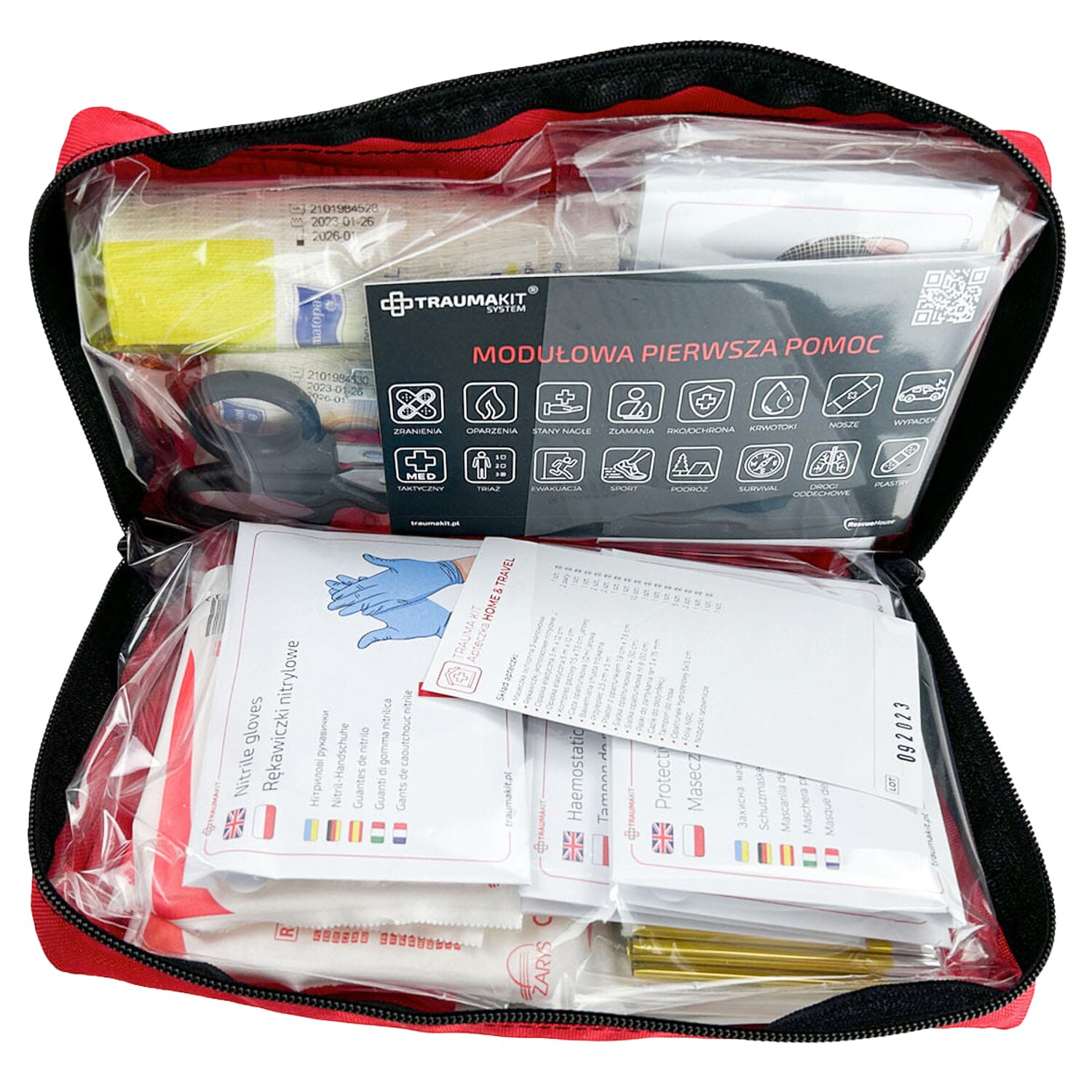 AedMax Trauma Kit Home & Travel First Aid Kit