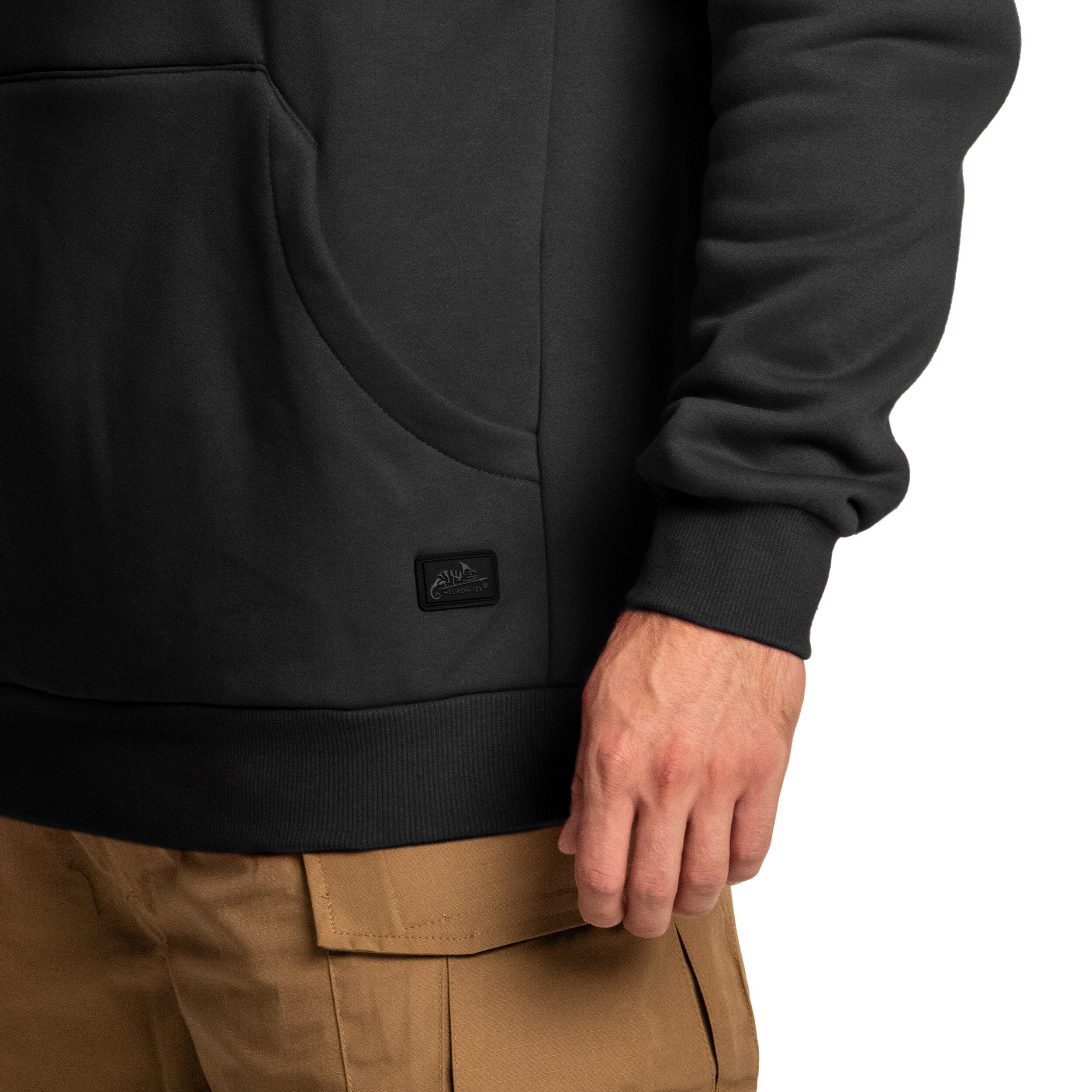 Helikon Urban Tactical Hoodie Lite Kangaroo Sweatshirt - Black