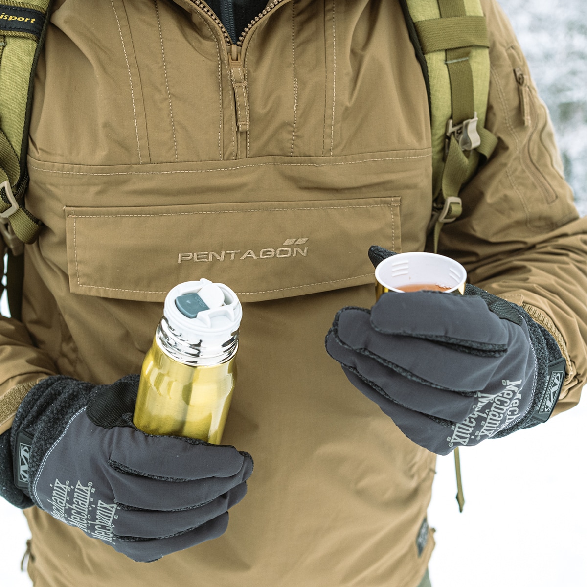 Badger Outdoor Bullet Brass Thermos 0.5 l