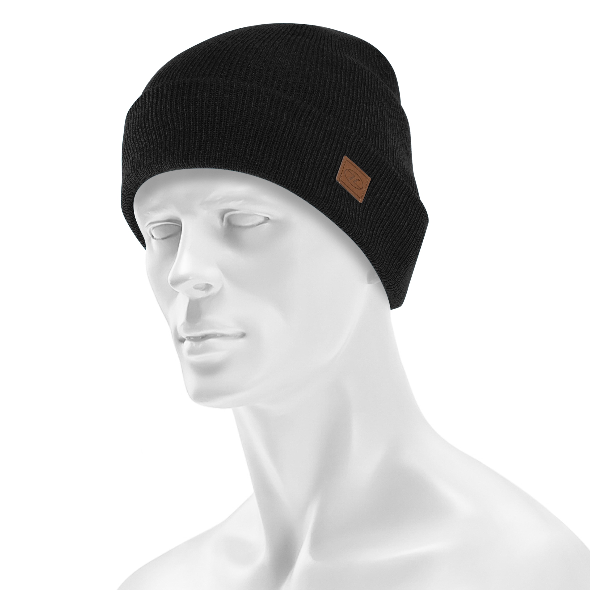 Highlander Outdoor Thinsulate Ski Hat Beanie - Black