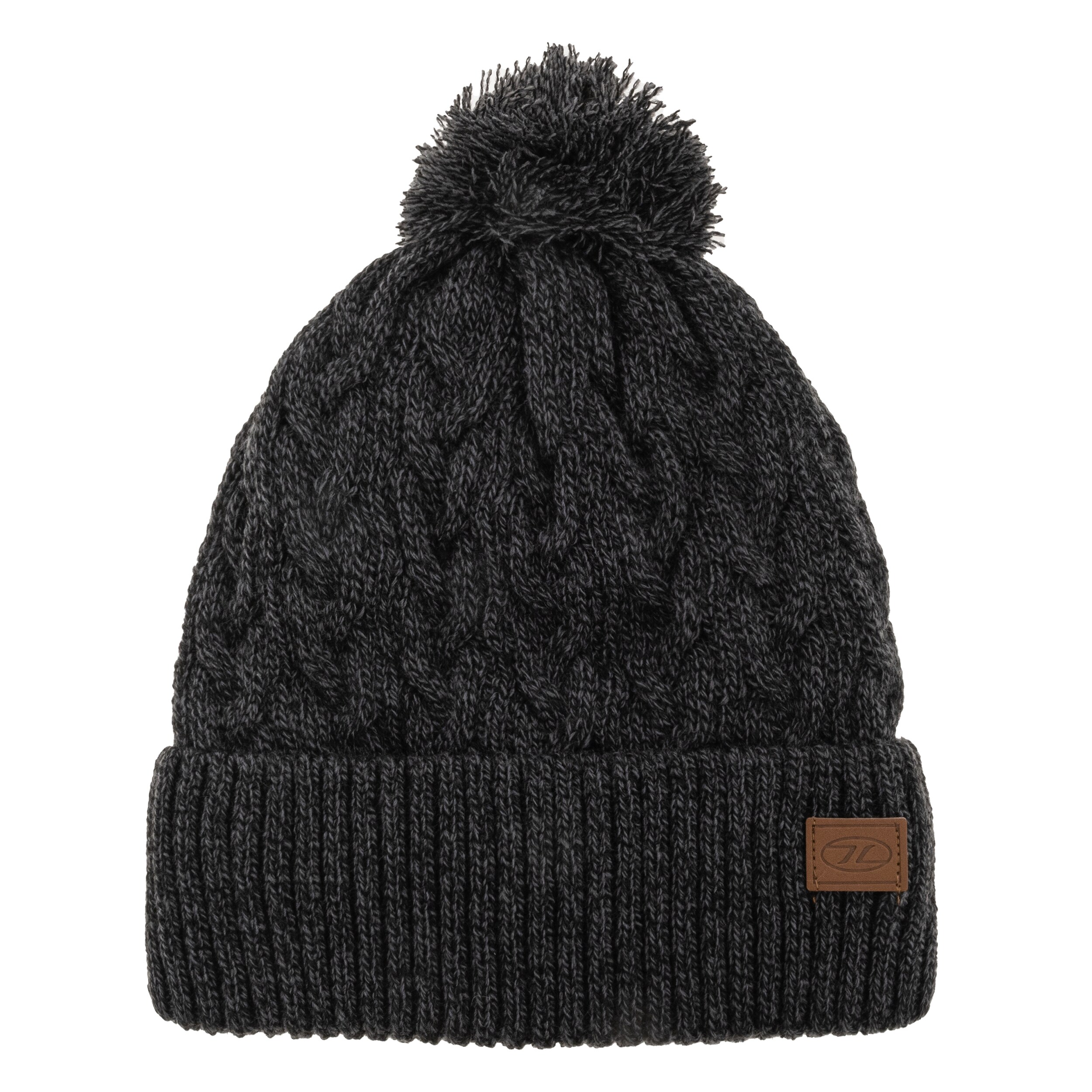 Highlander Outdoor Beira Lined Bobble Hat - Charcoal Marl