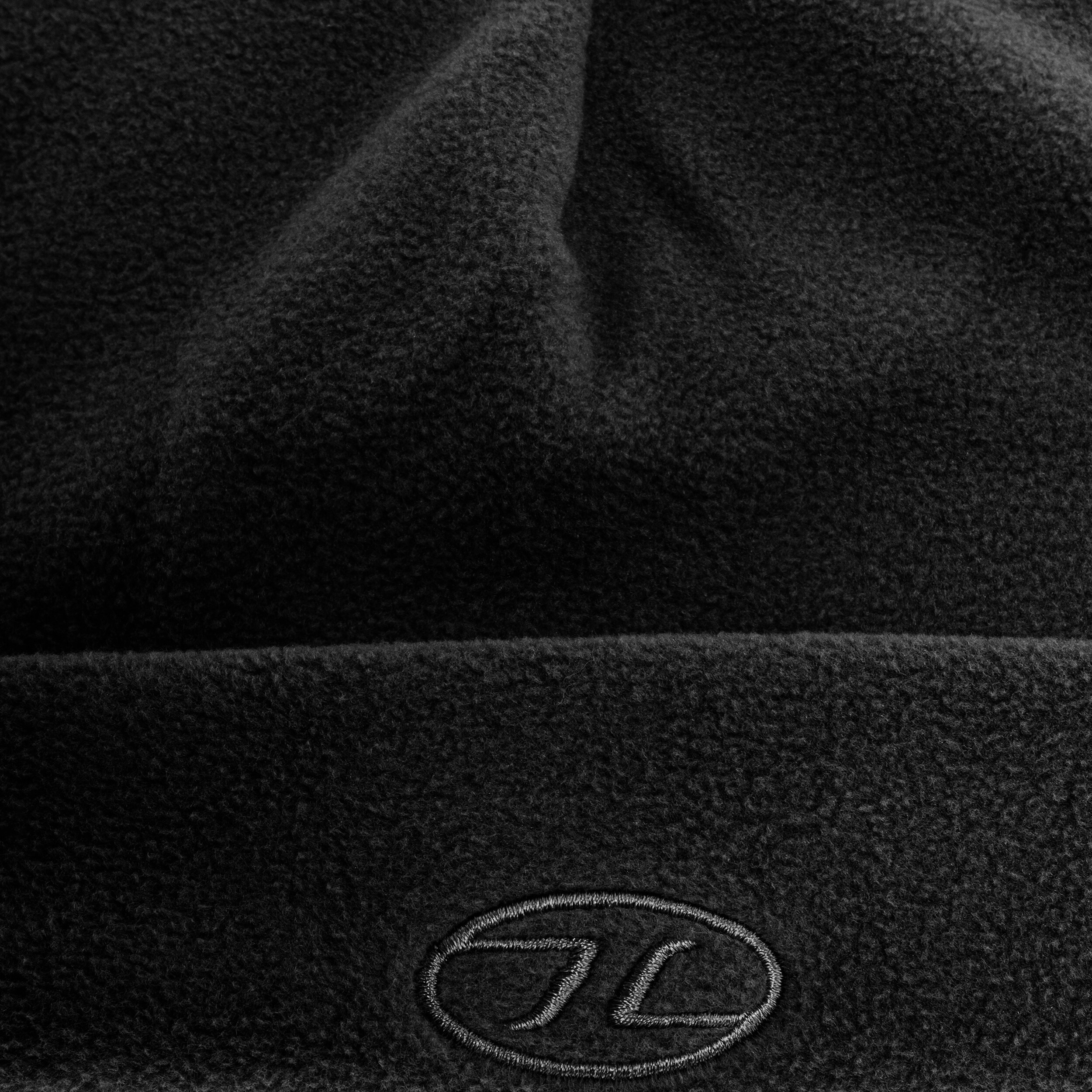 Highlander Outdoor Fleece Beanie - Black