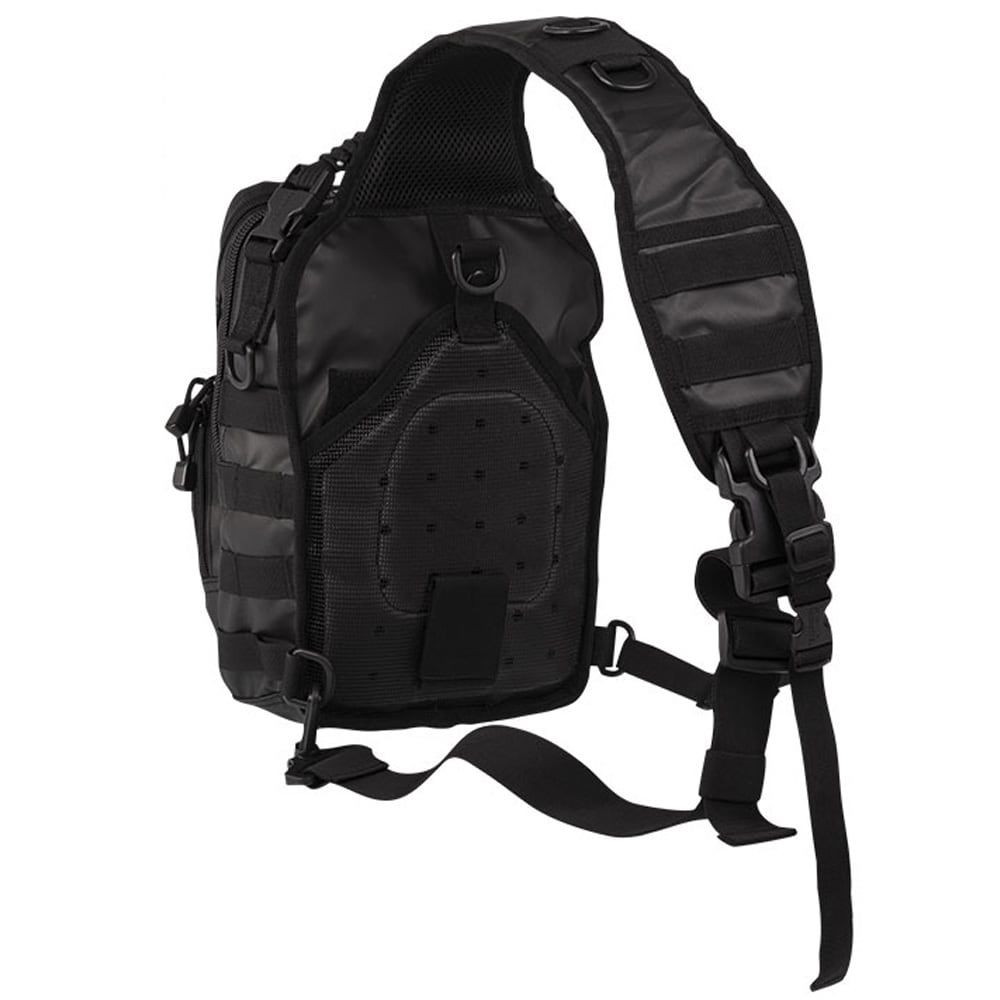 Mil-Tec One Strap Assault Shoulder Backpack 10 l - Tactical Black