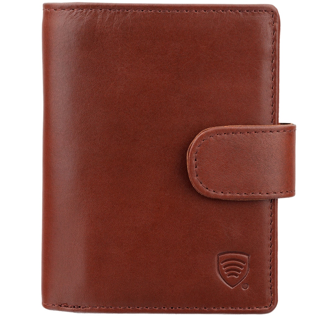 Koruma Smart RFID Block Wallet for cards and coins - Brown