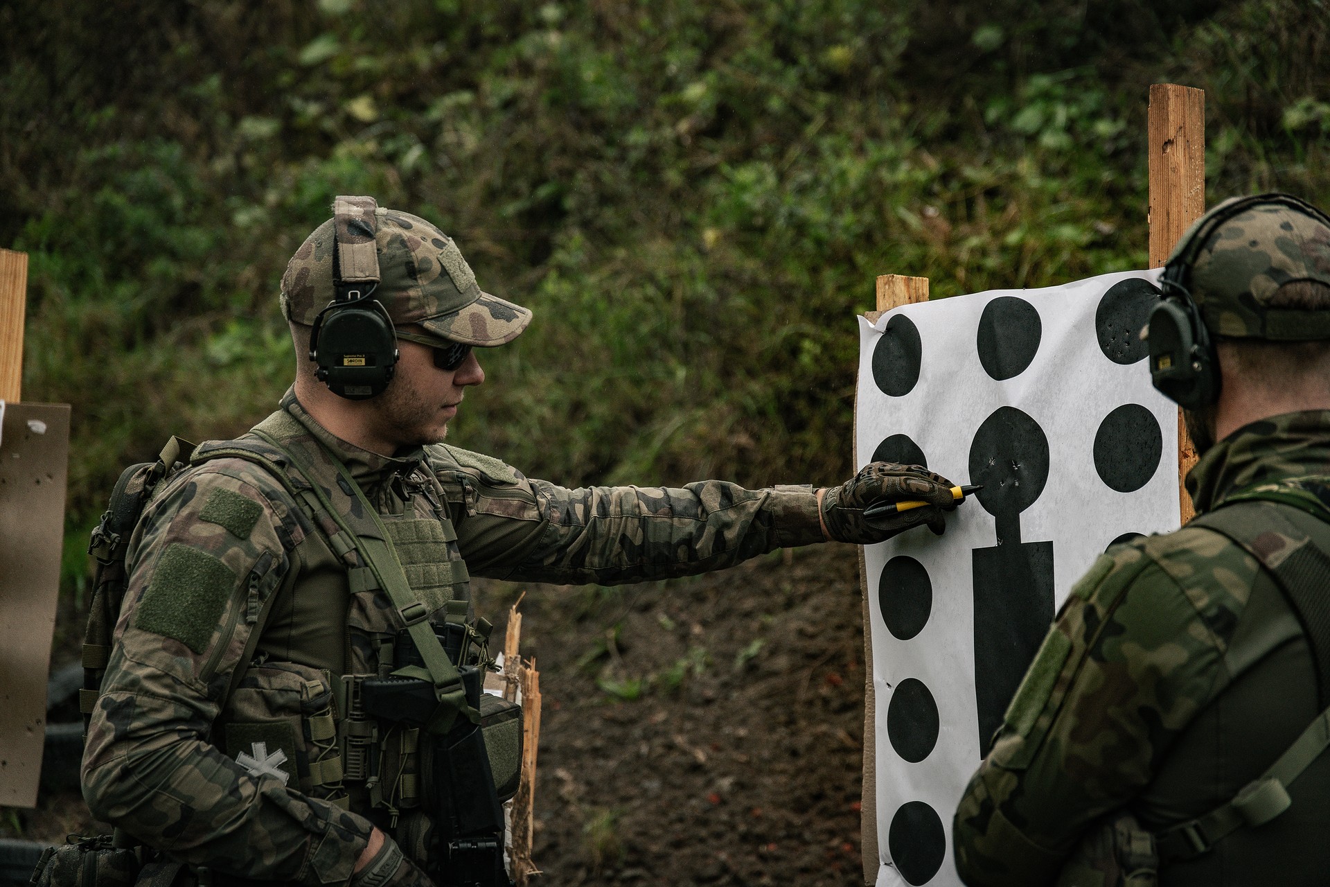 Helikon-Tex Folding PolyCotton Rip-Stop Cap with Velcro - wz.93 Pantera PL Woodland