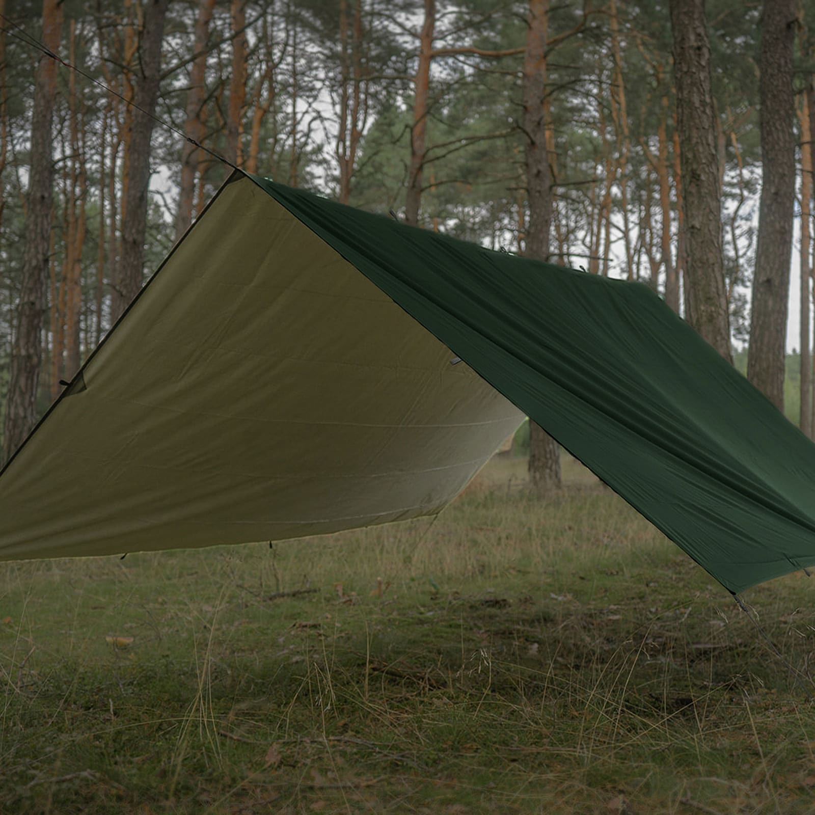 TigerWood Termo Tarp 3x3 Camping Tarp - Green