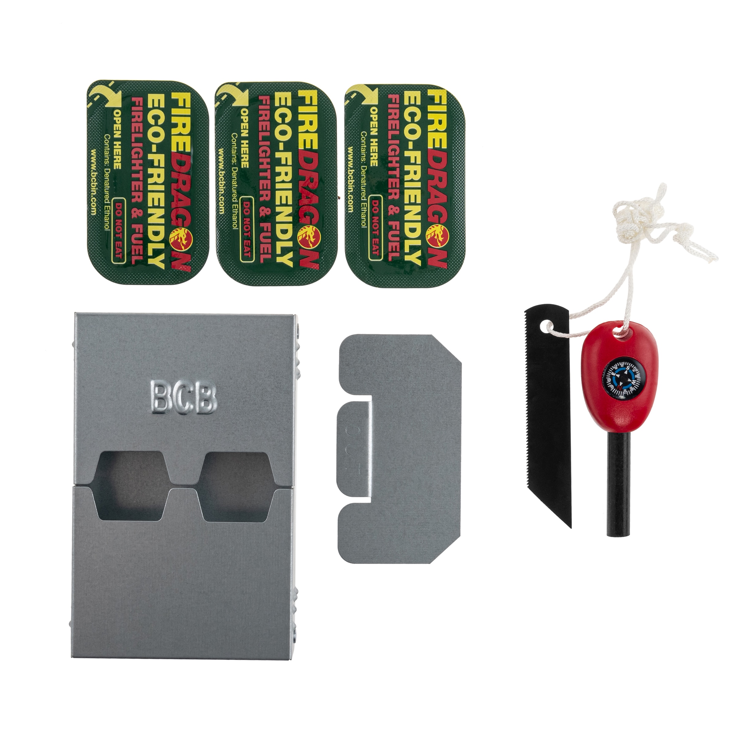 BCB Travel Stove with fire starter and flint