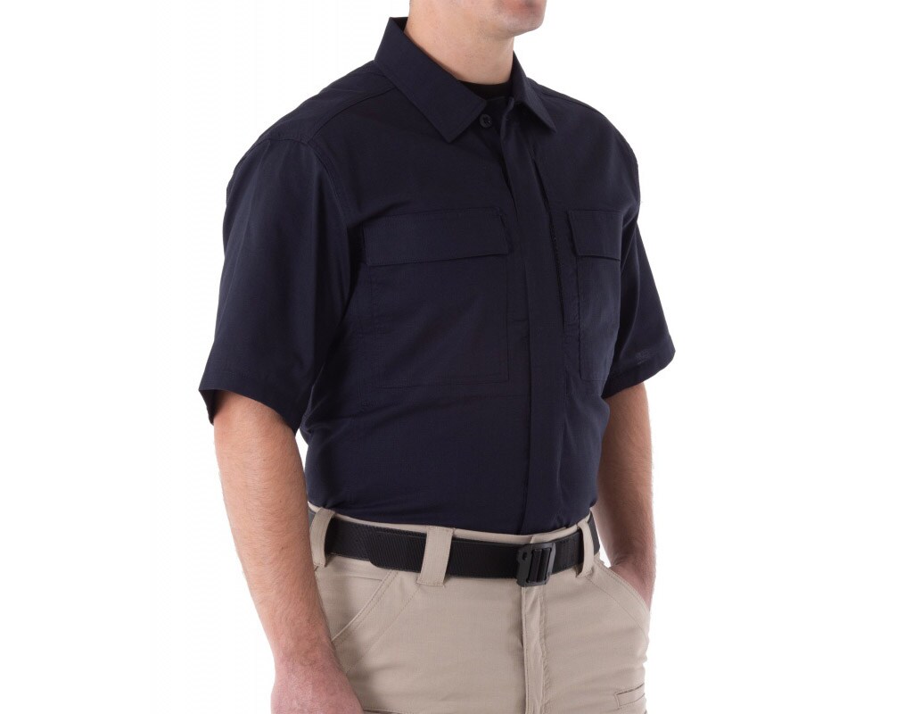 First Tactical V2 BDU Short Sleeve Tactical Shirt Midnight Night