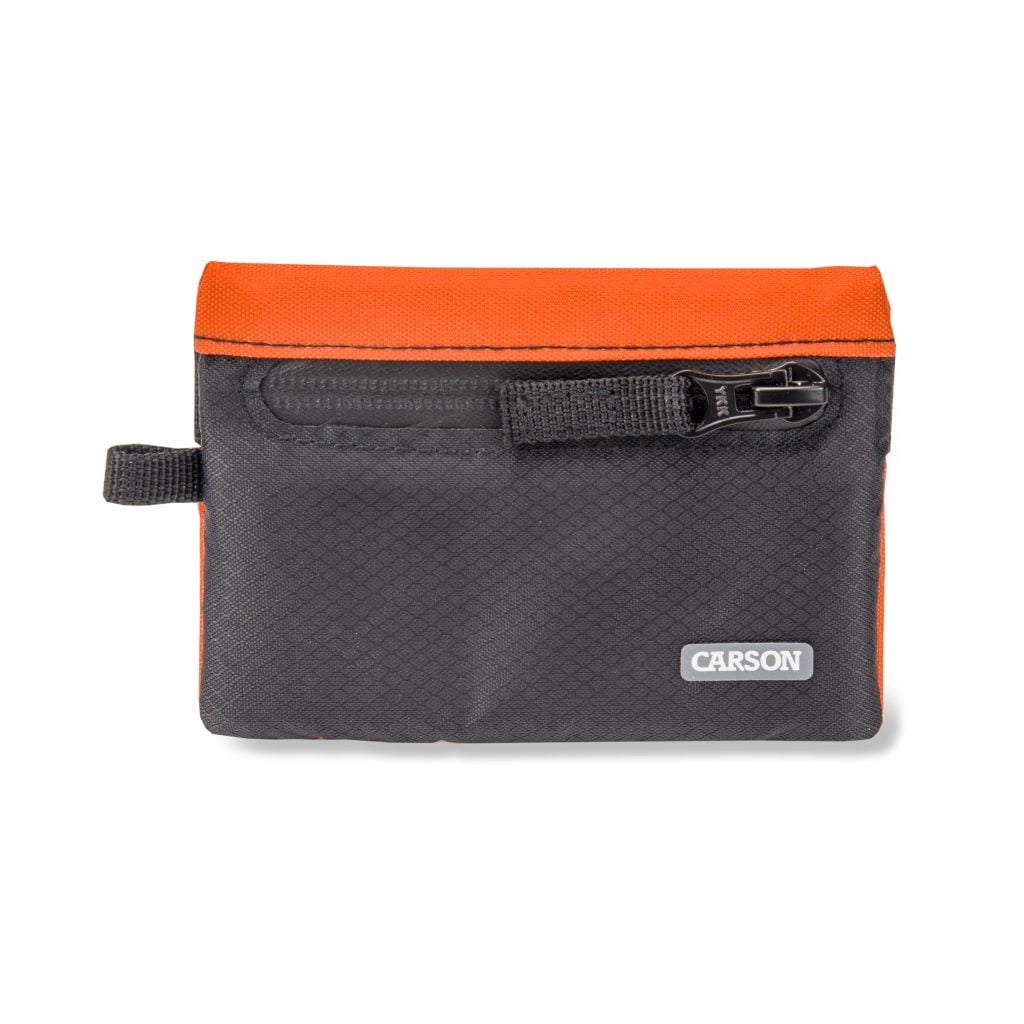Carson Black/Orange Water Resistant Wallet