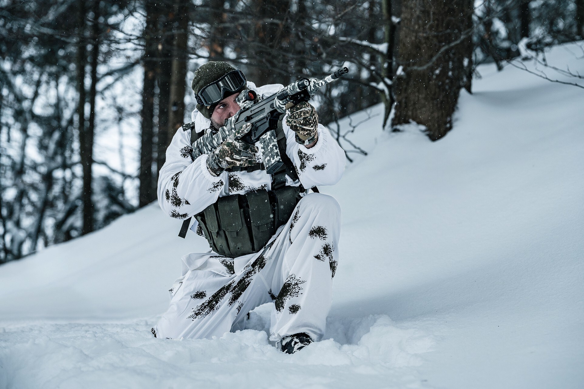 Mil-Tec Softshell Thinsulate Winter Gloves - Phantomleaf WASP I Z1B