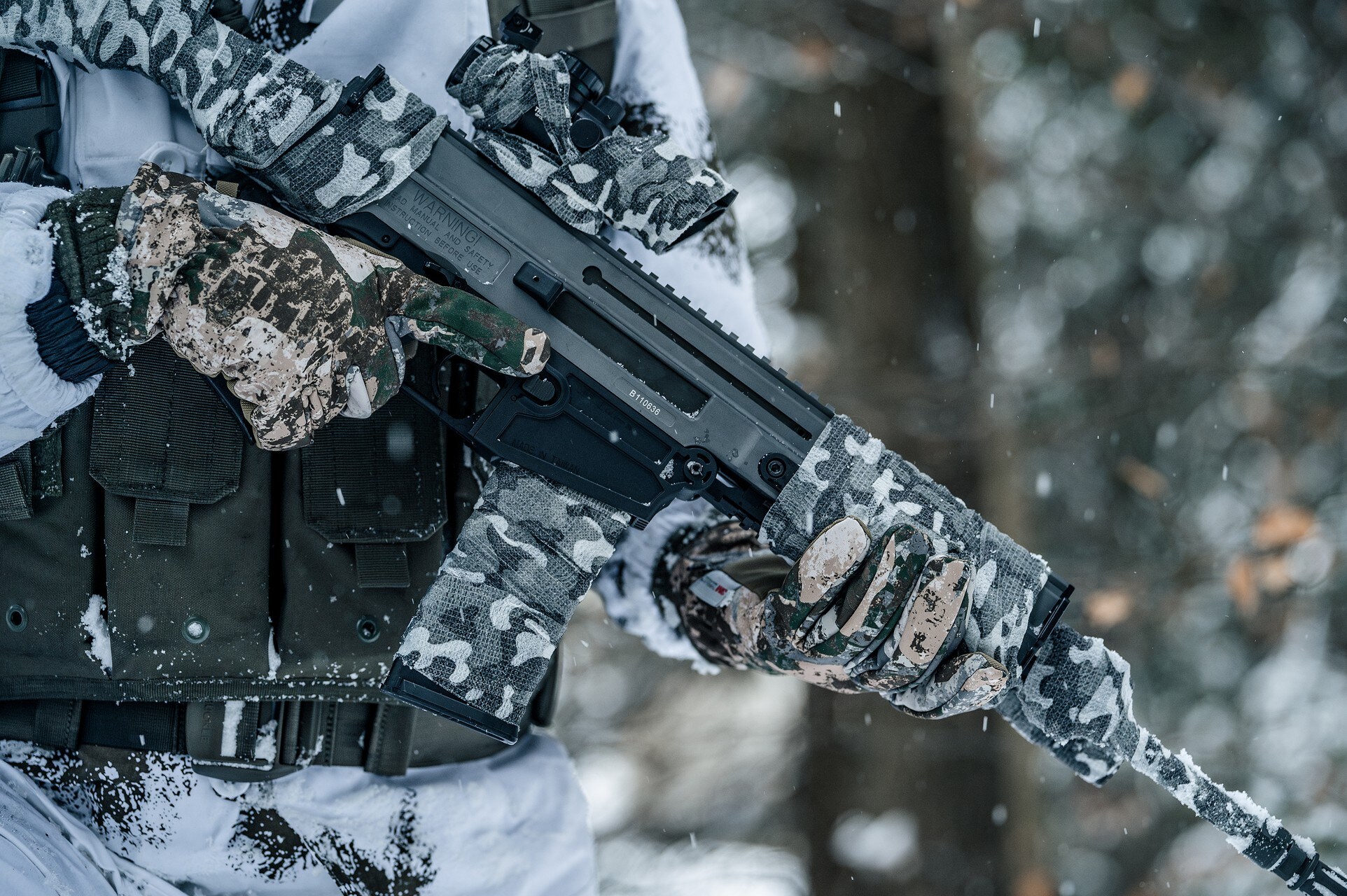 Mil-Tec Softshell Thinsulate Winter Gloves - Phantomleaf WASP I Z1B