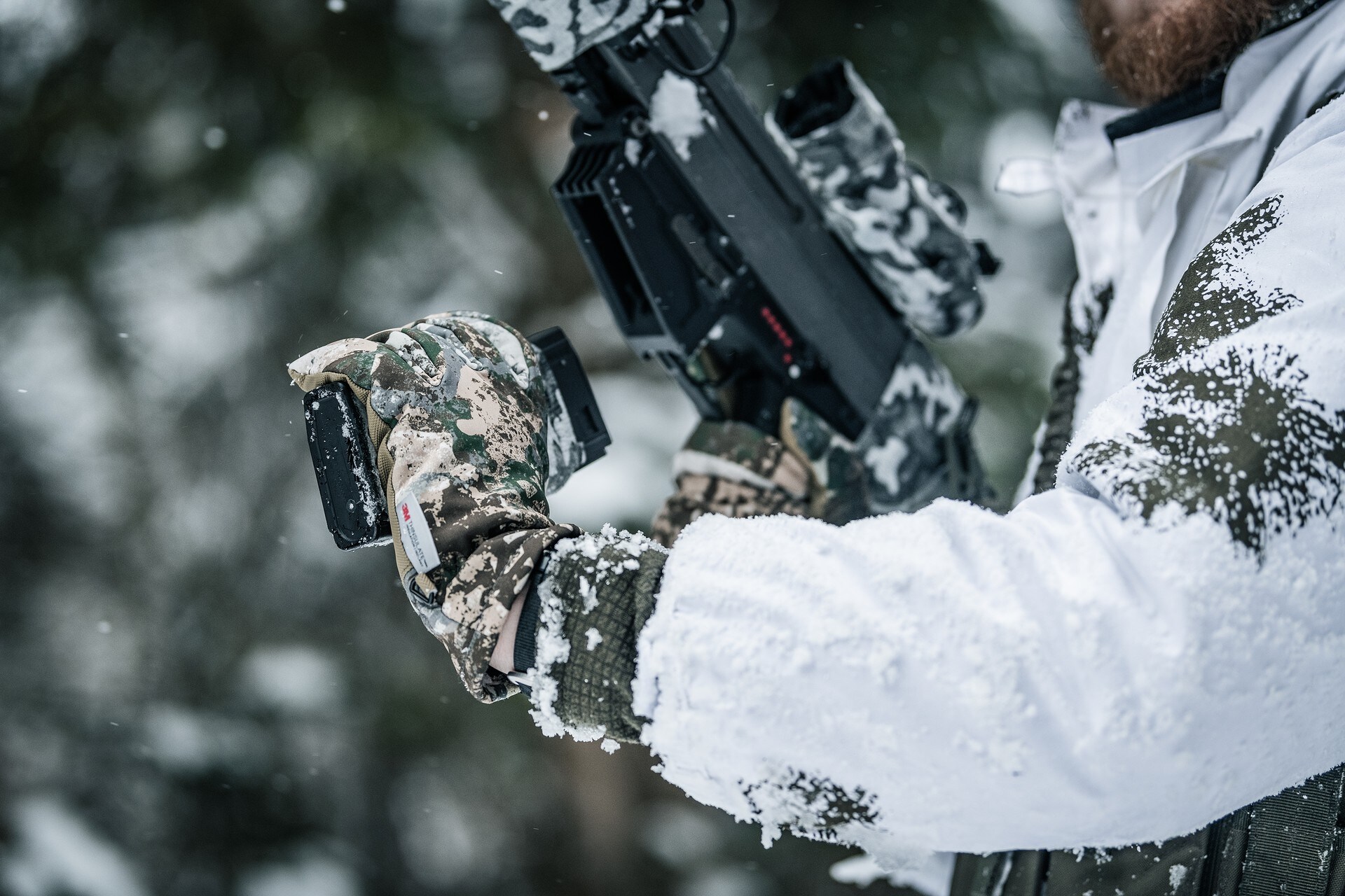 Mil-Tec Softshell Thinsulate Winter Gloves - Phantomleaf WASP I Z1B