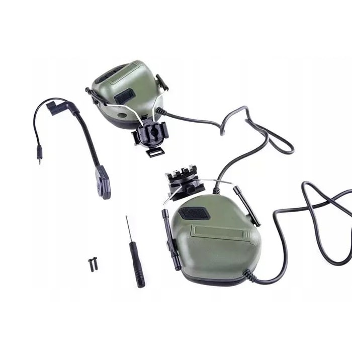 Specna Arms ERM H Headset for helmets - Foliage Green