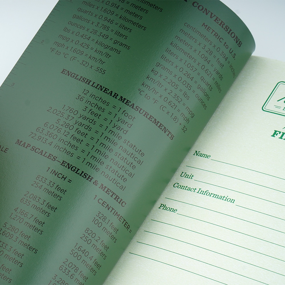 Rite in the Rain Waterproof Notebook 4 5/8x7 1/4