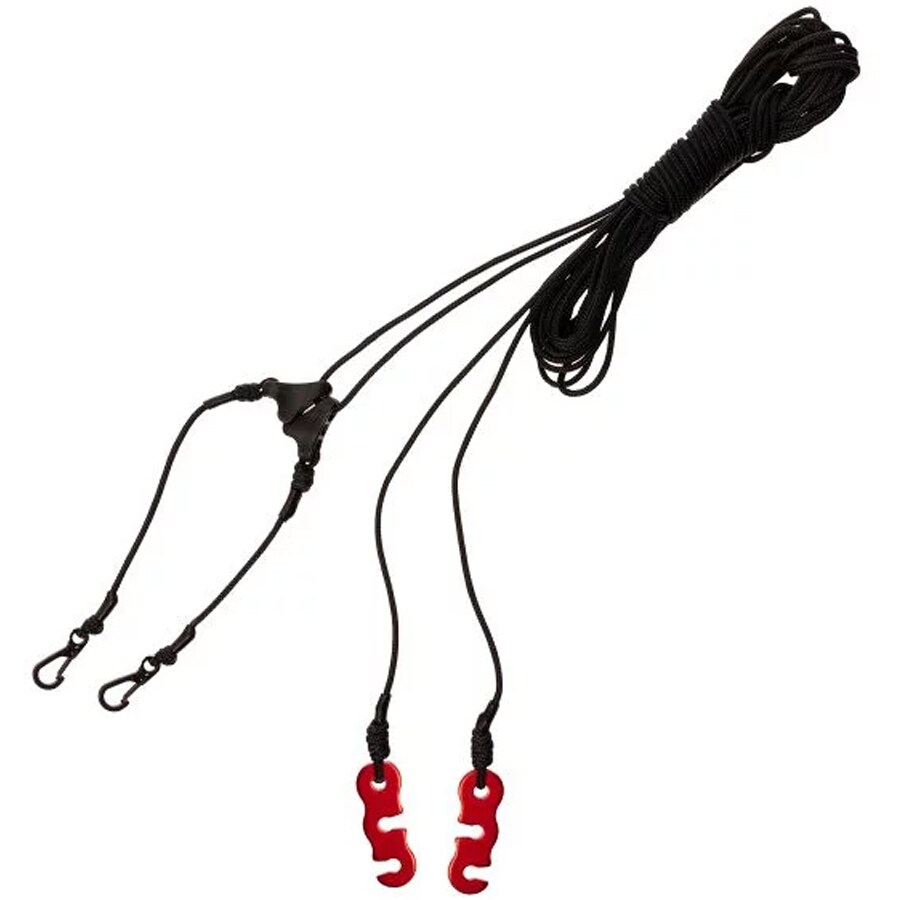 Tigerwood Reflective Black Silk 7 m camping tarp suspension