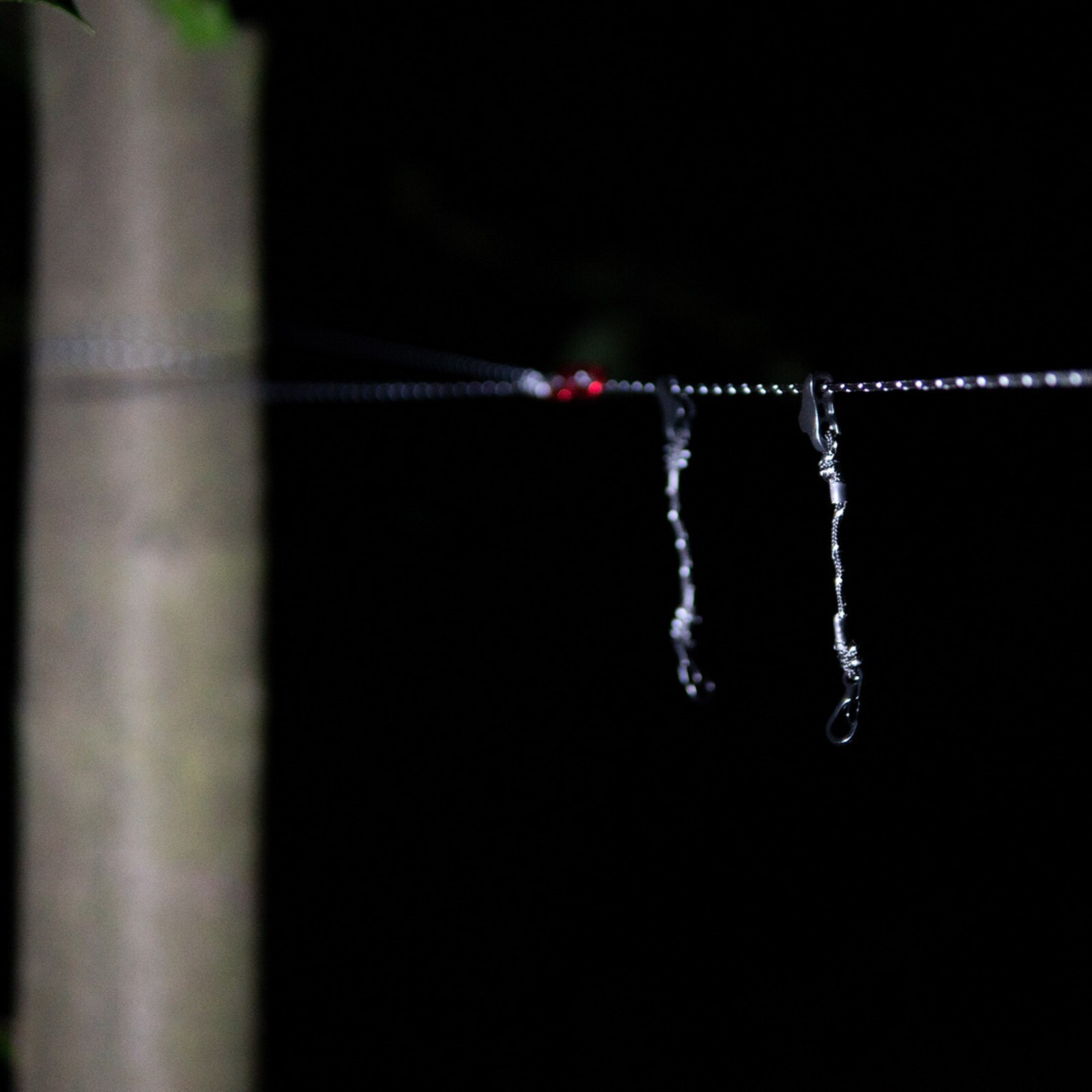 Tigerwood Reflective Black Silk 7 m camping tarp suspension