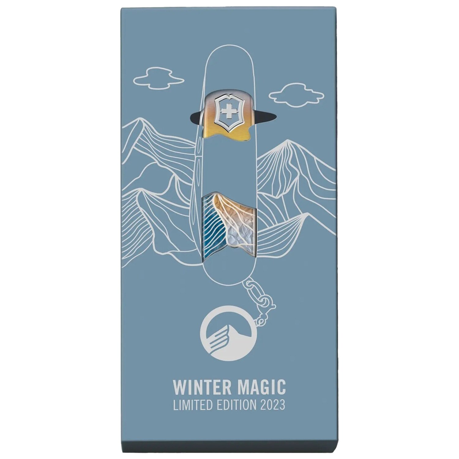 Victorinox Cadet Alox Winter Magic Limited Edition 2023 Pocket Knife - Blue