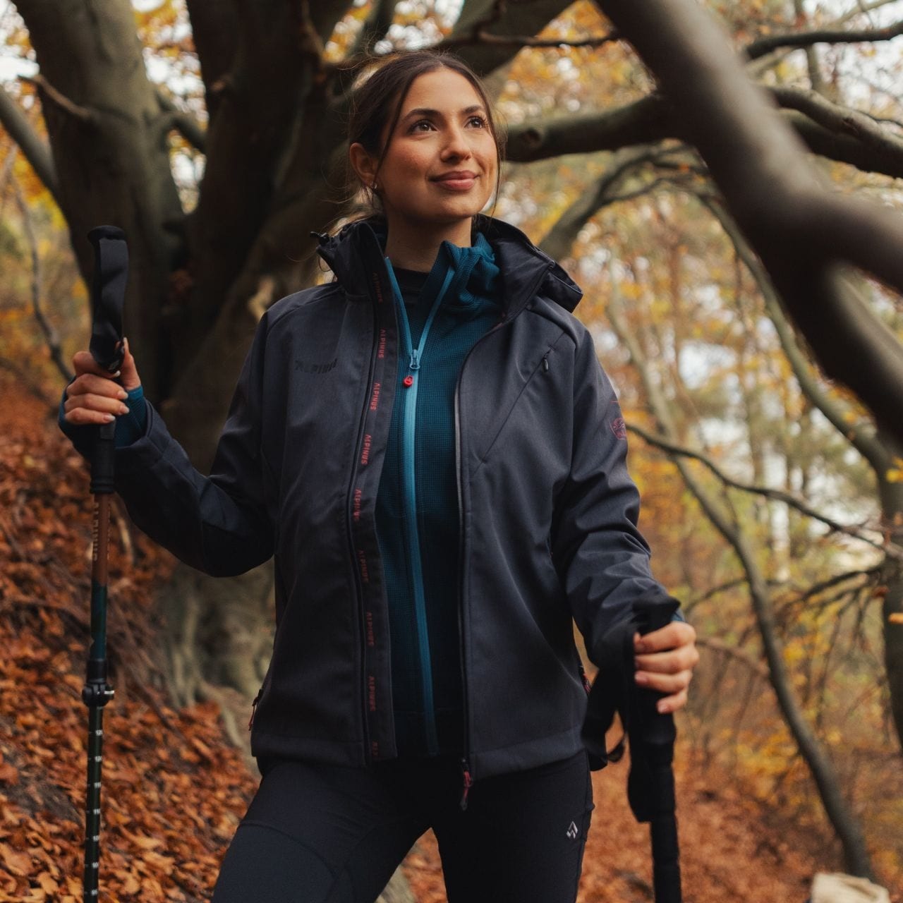 Alpinus Softshell Minthi Women's Jacket - Graphite