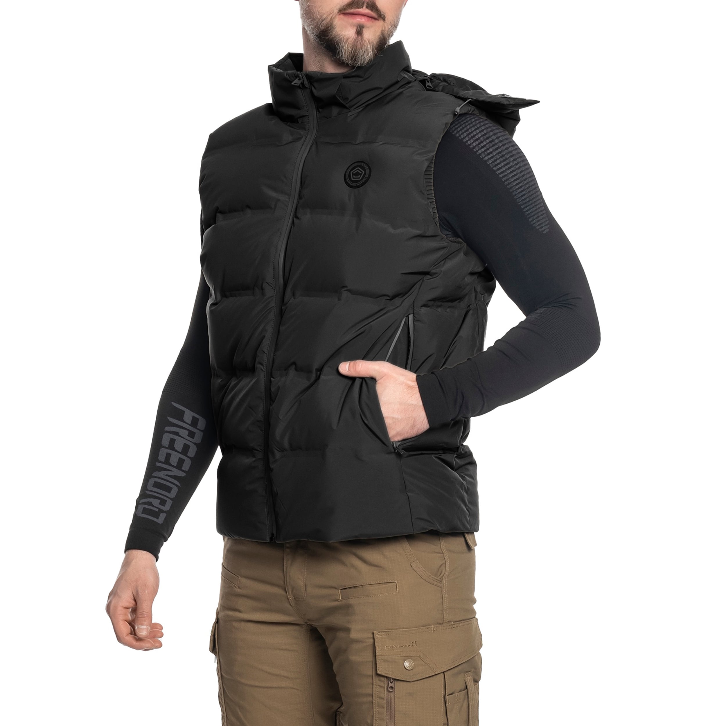 Pentagon Omega Down Vest - Black