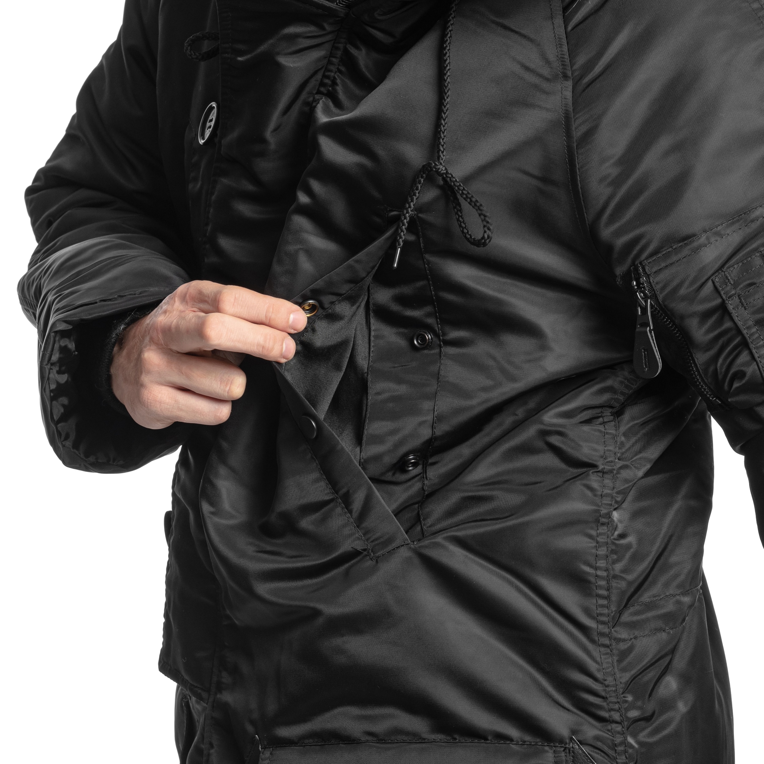 Mil-Tec N3B Parka Jacket - Black
