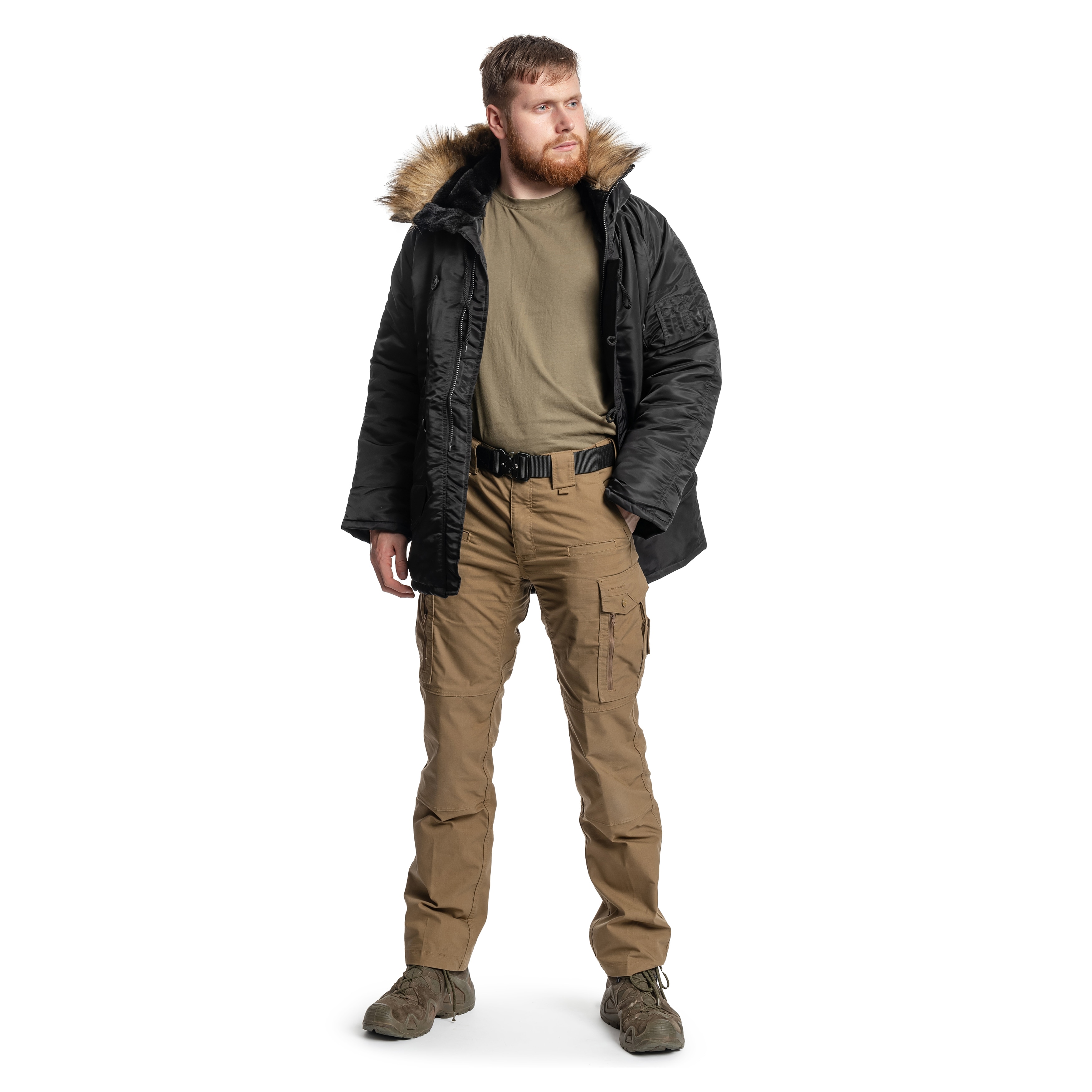 Mil-Tec N3B Parka Jacket - Black