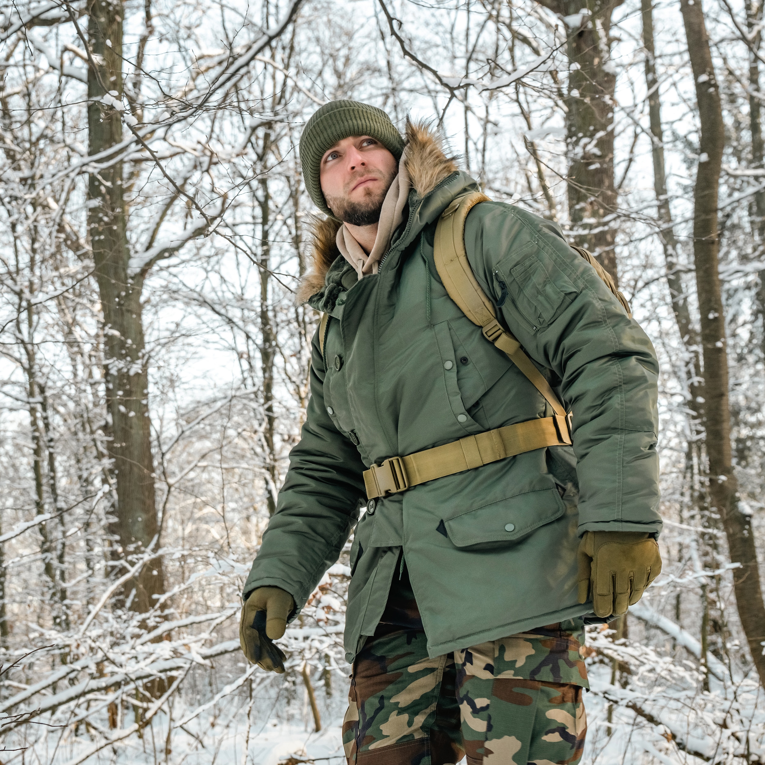 Mil-Tec N3B Parka Jacket - Olive