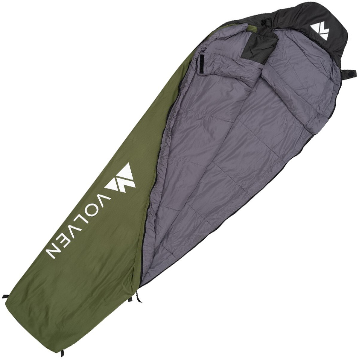 Volven Superlight II sleeping bag Olive - right