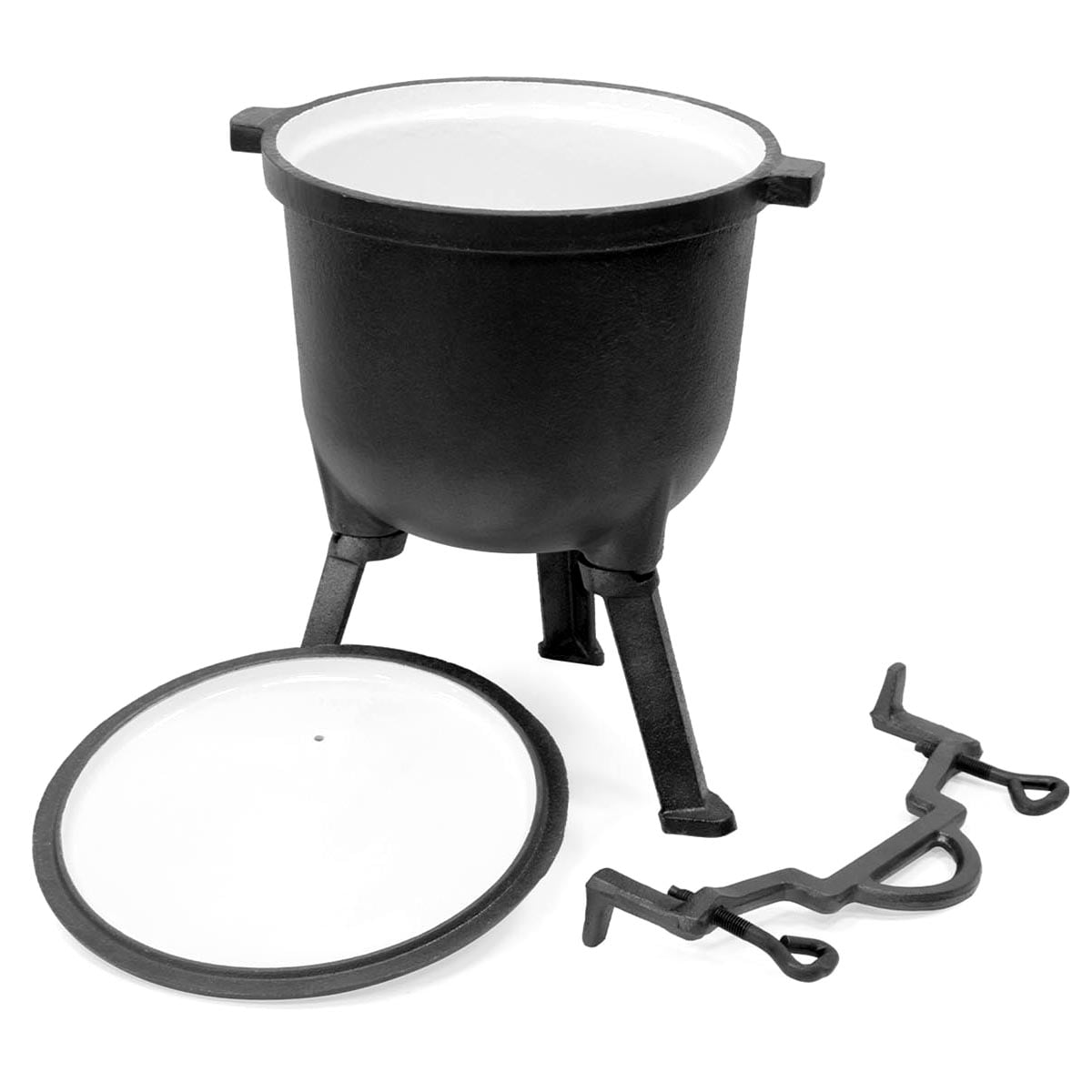 Meyerhoff Enameled Cast Iron Cauldron 10 l for campfire