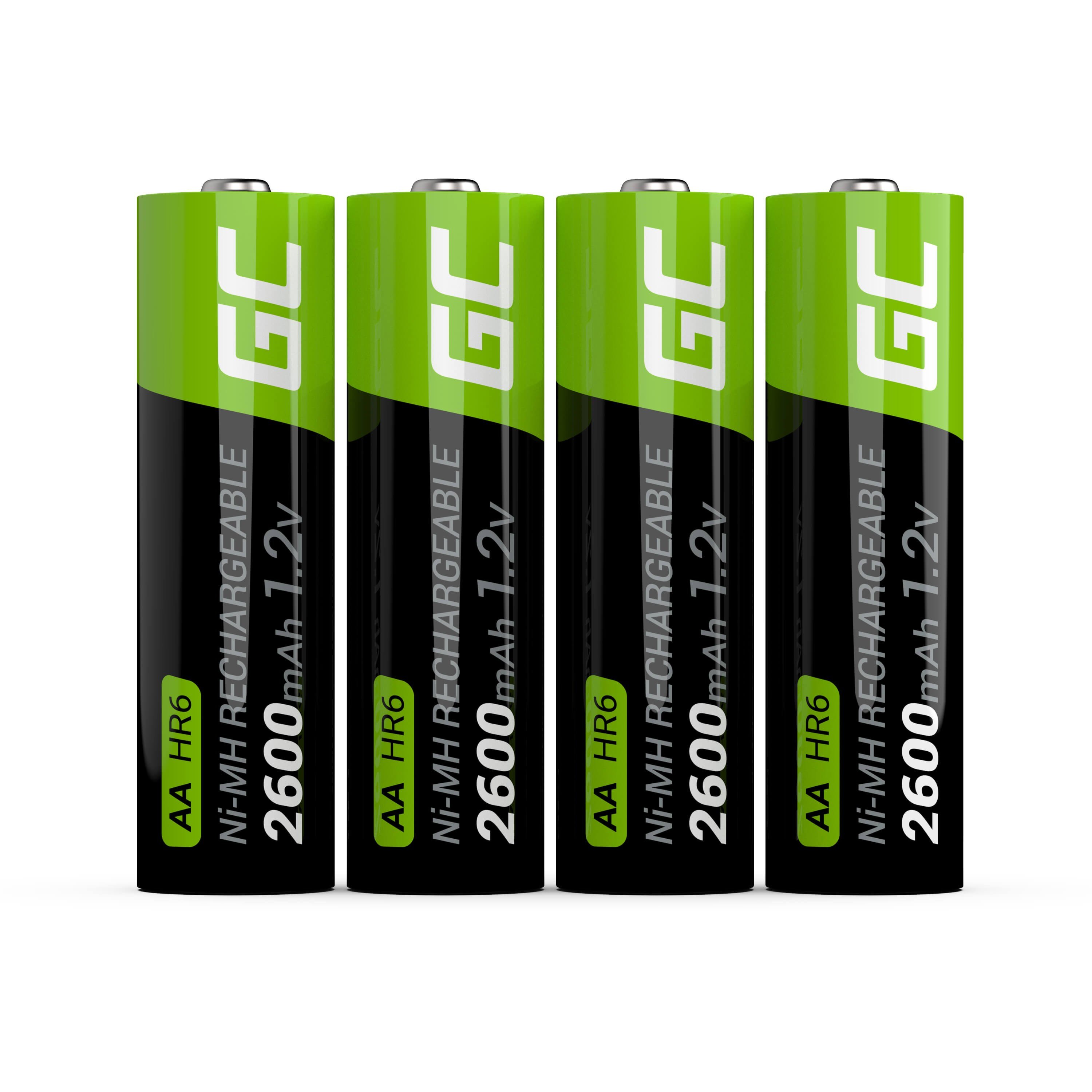 Green Cell HR6/AA 2600 mAh Rechargeable Battery - 4 pcs.