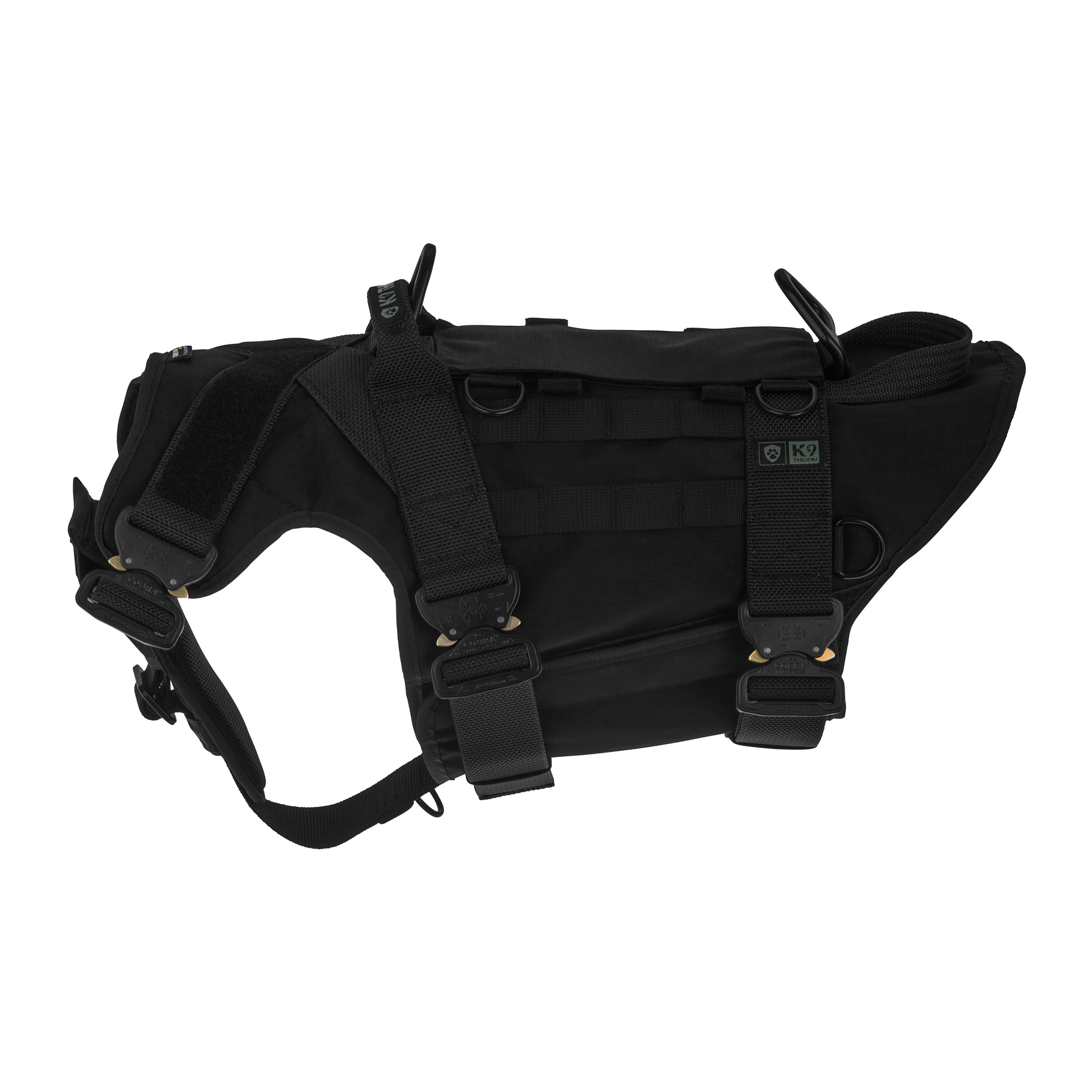 K9 Thorn Cordura Tactical Dog Harness - Black