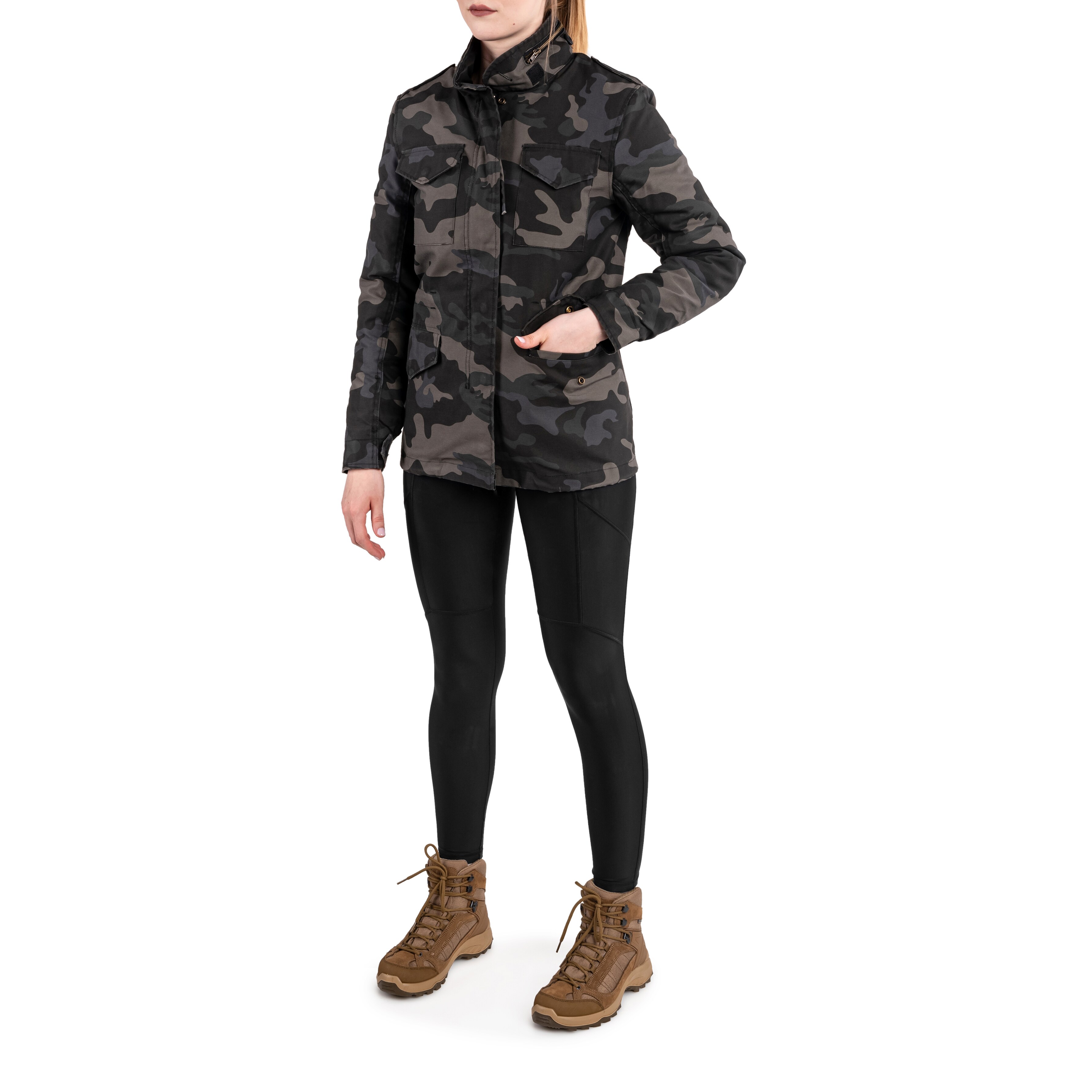 Brandit M65 Standard woman jacket - Dark Camo