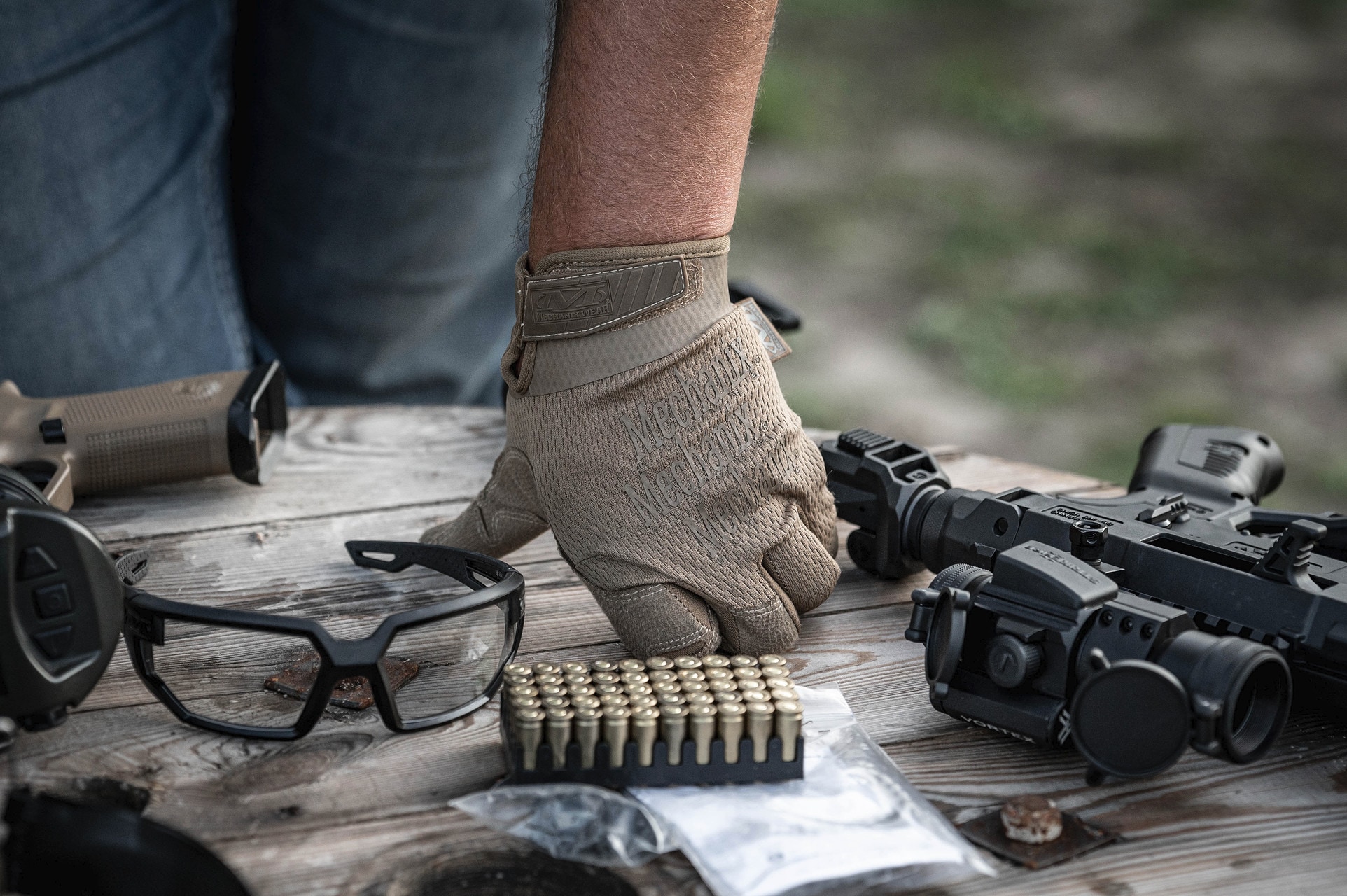 Mechanix Tactical Type-X tactical eyeglasses - Clear/Black