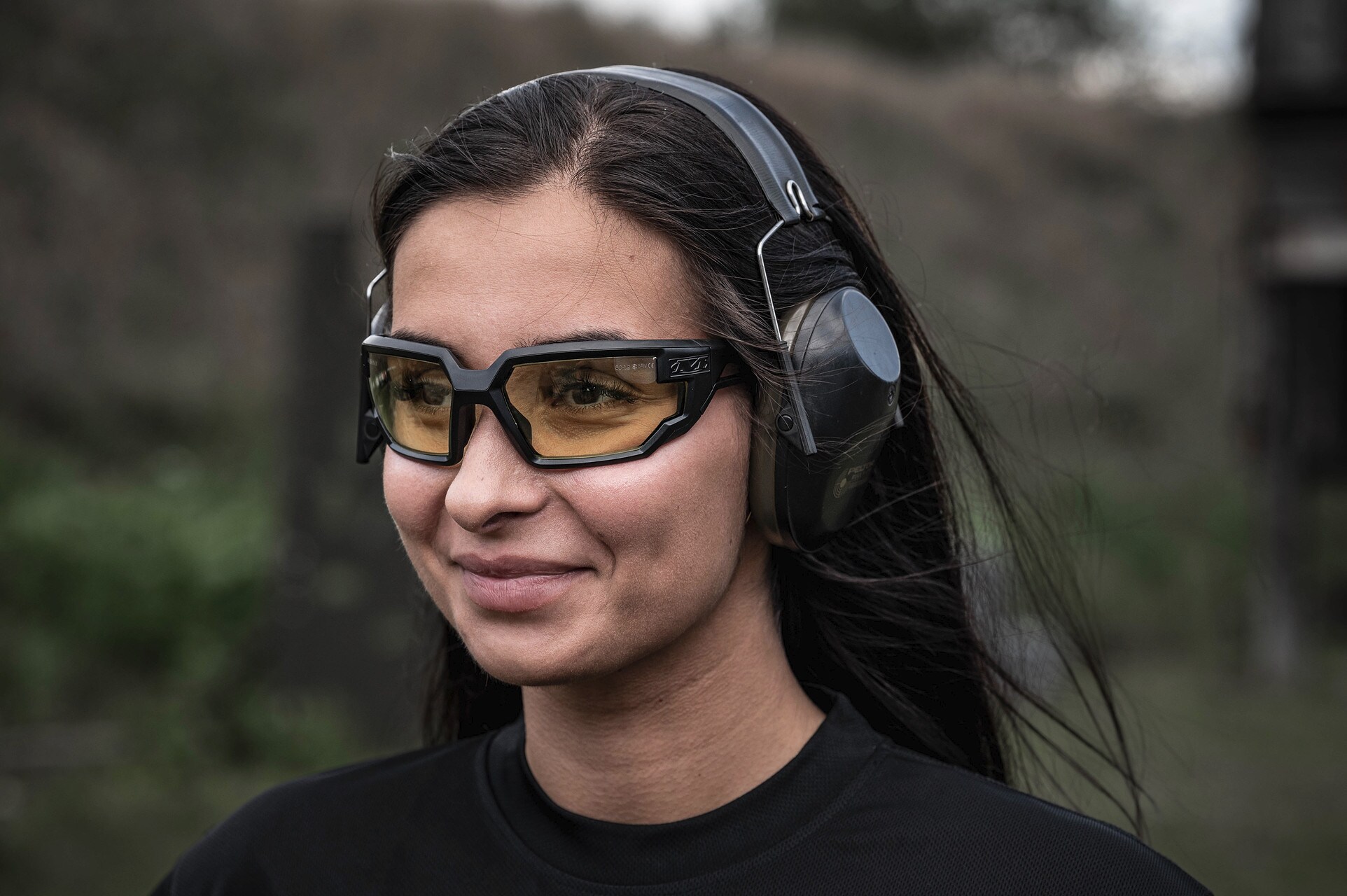 Mechanix Tactical Type-X tactical eyeglasses - Amber/Black