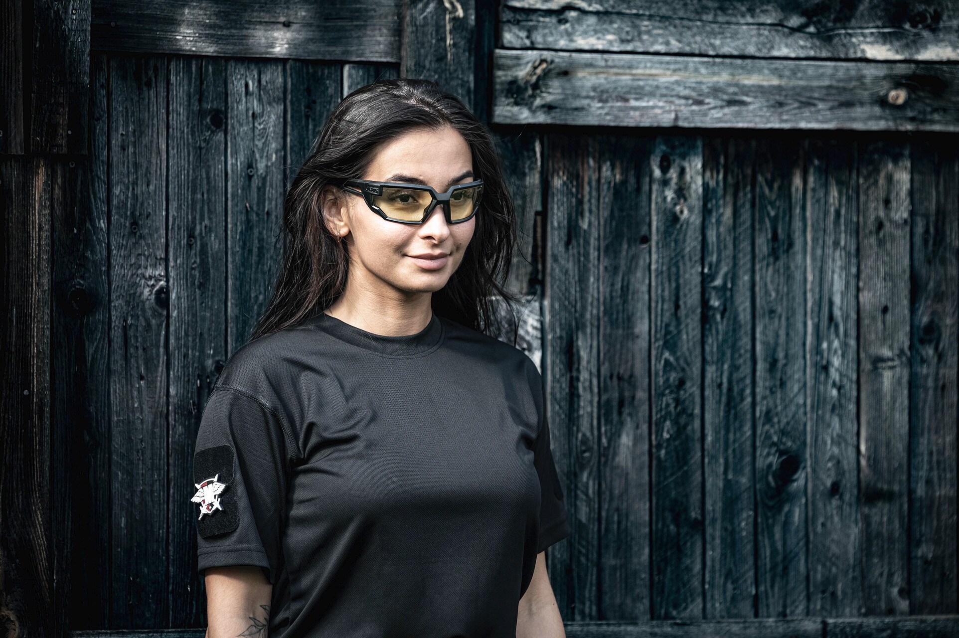 Mechanix Tactical Type-X tactical eyeglasses - Amber/Black