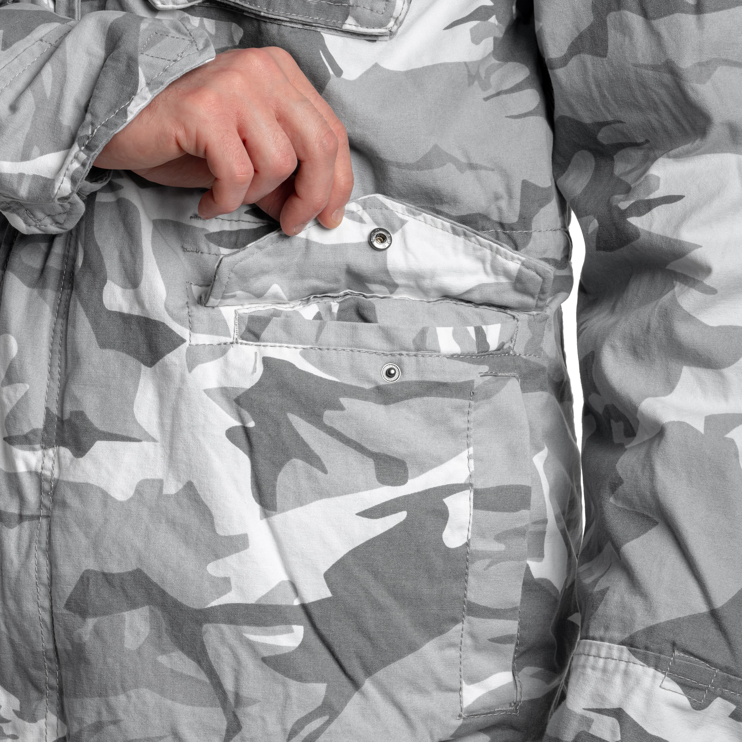 Brandit M65 Giant Jacket - Blizzard Camo