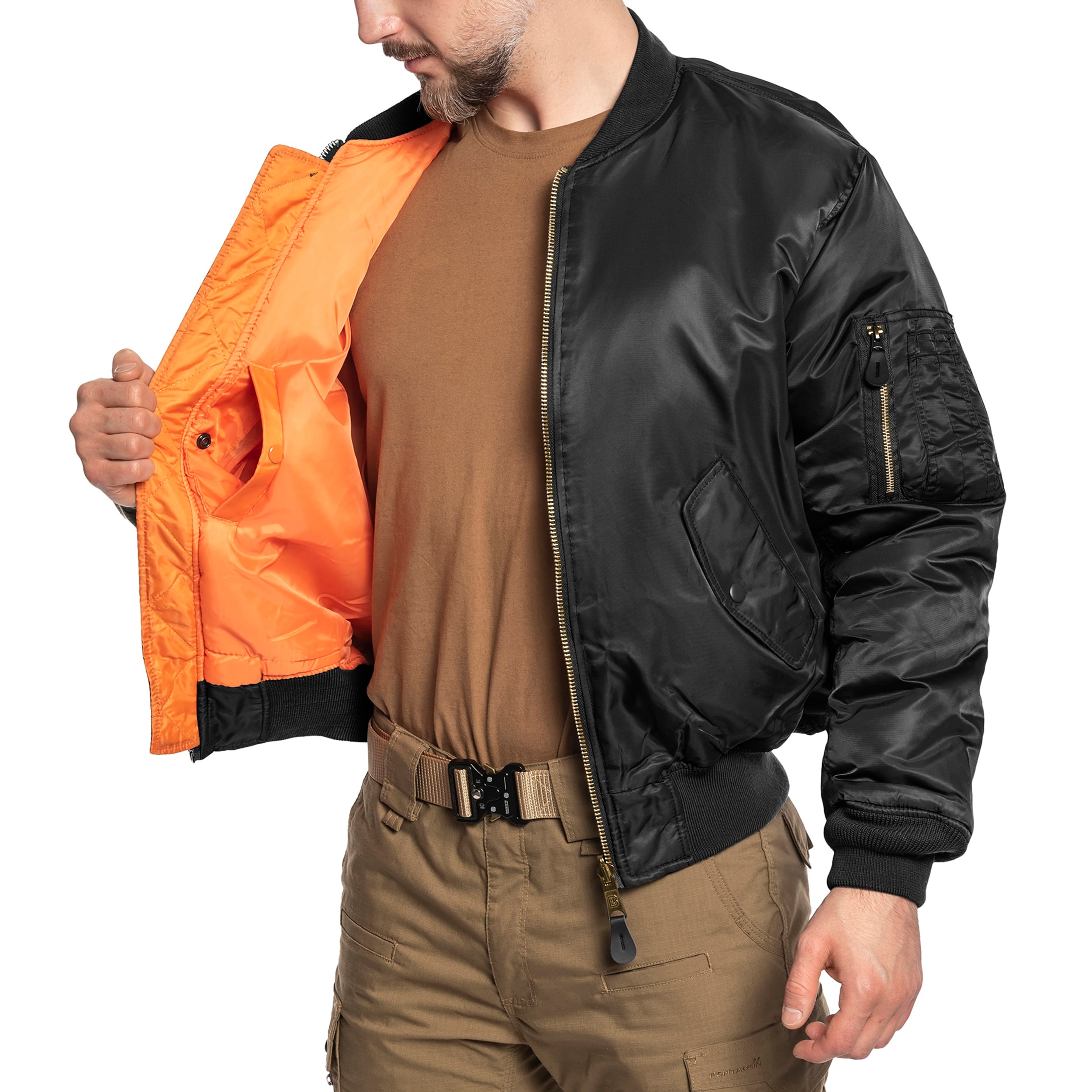 Brandit MA1 Jacket - Black