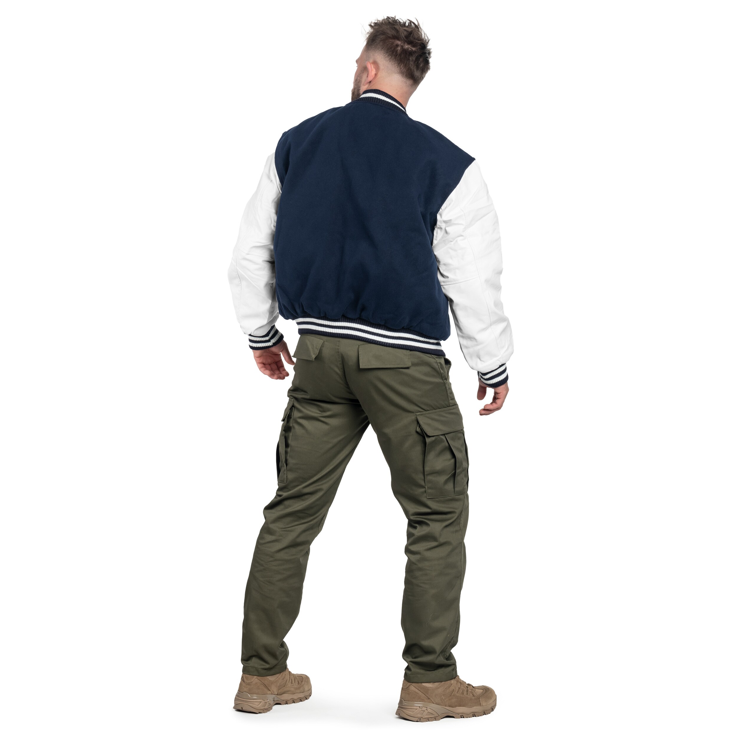 Mil-Tec NY Baseball Jacket - Navy/White