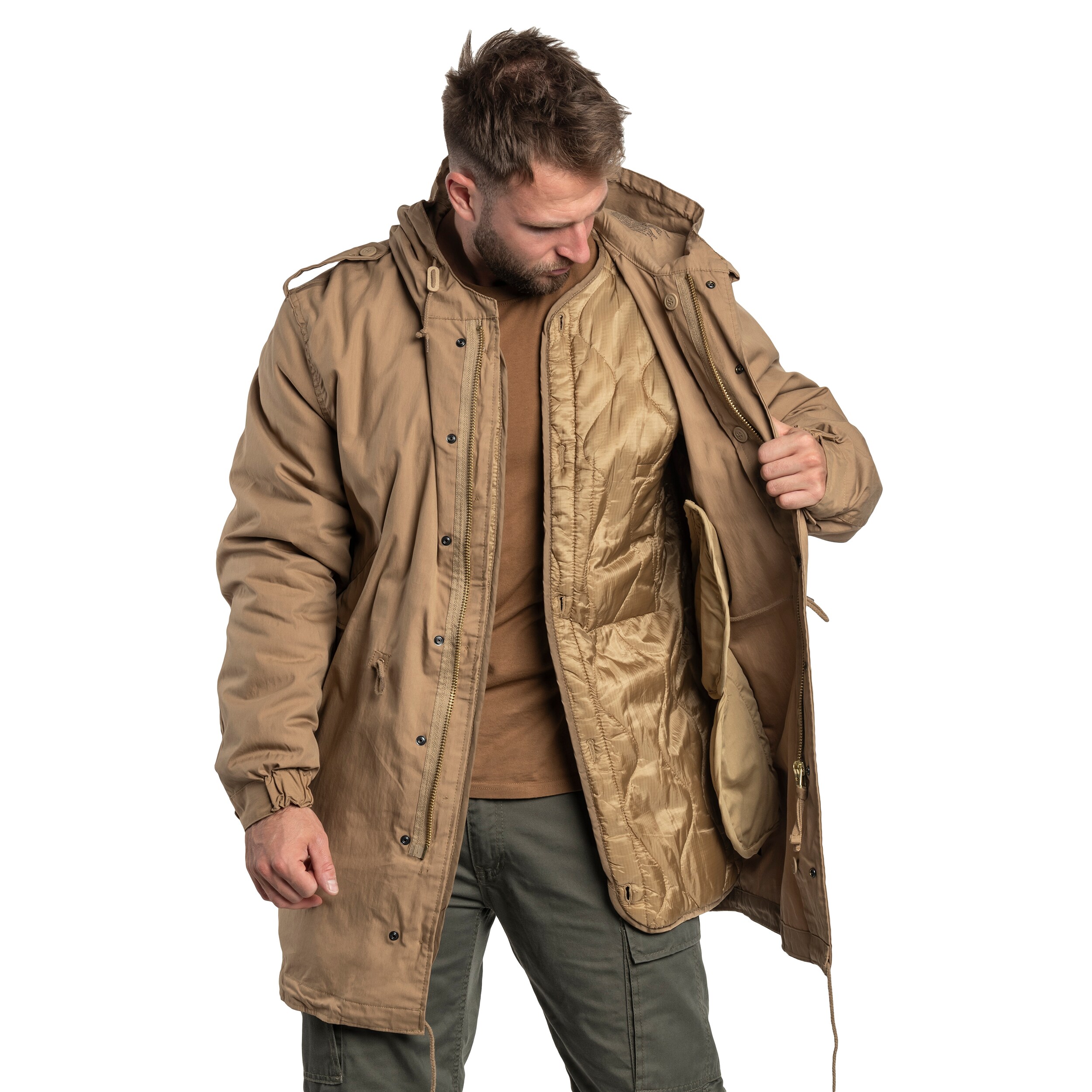 Brandit US M51 Parka Jacket Coyote Buy Online MILITARY Shop
