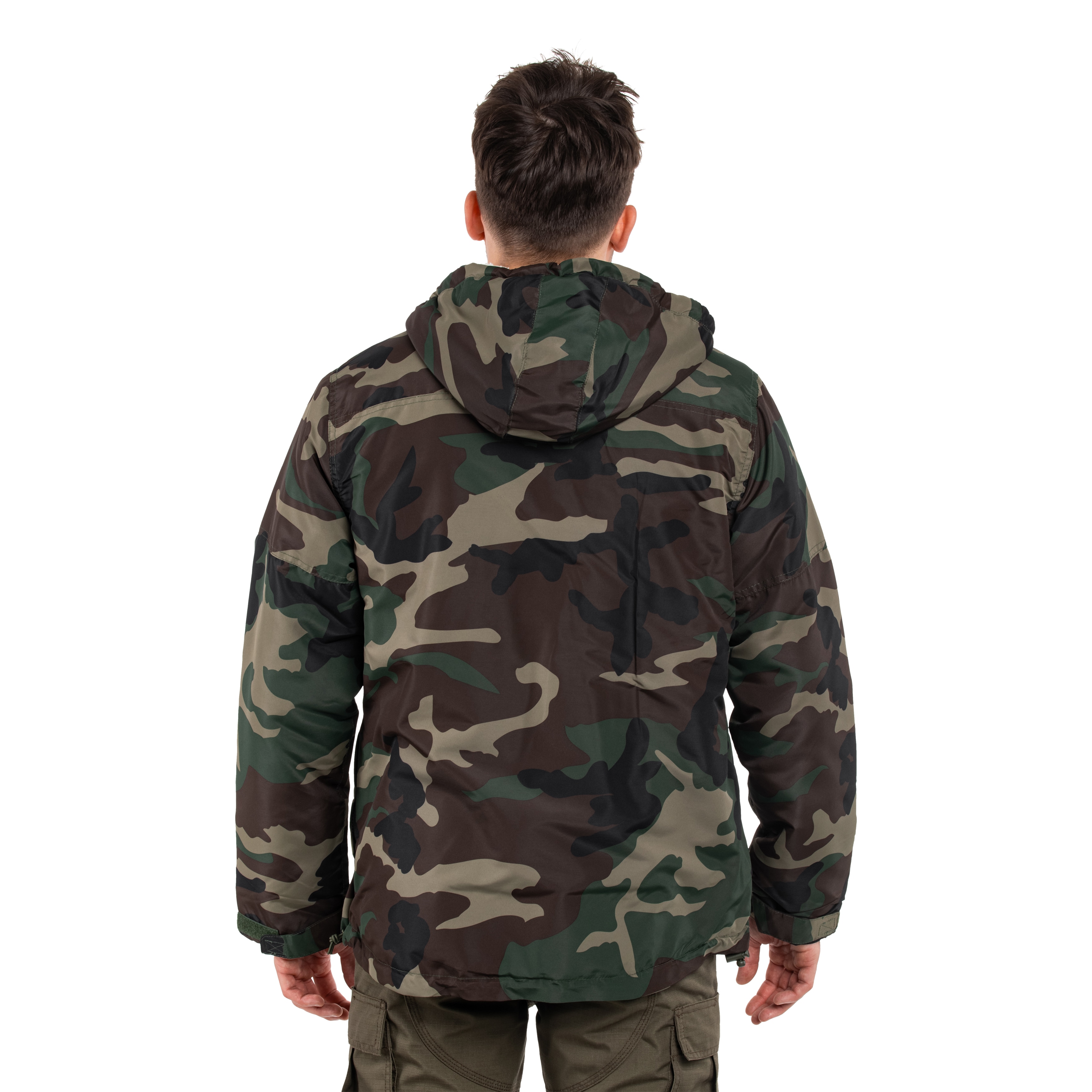 Brandit Sherpa Windbreaker Jacket - Woodland