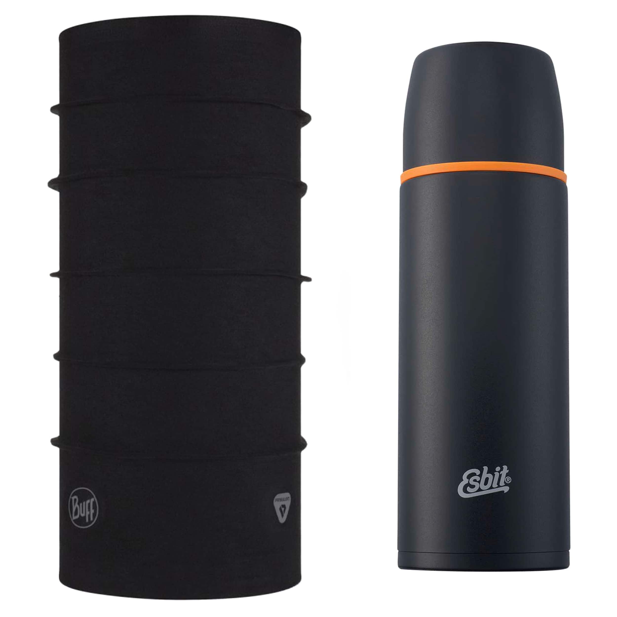 Esbit Vacuum Flask Thermos + Buff Thermonet Protective Scarf - set