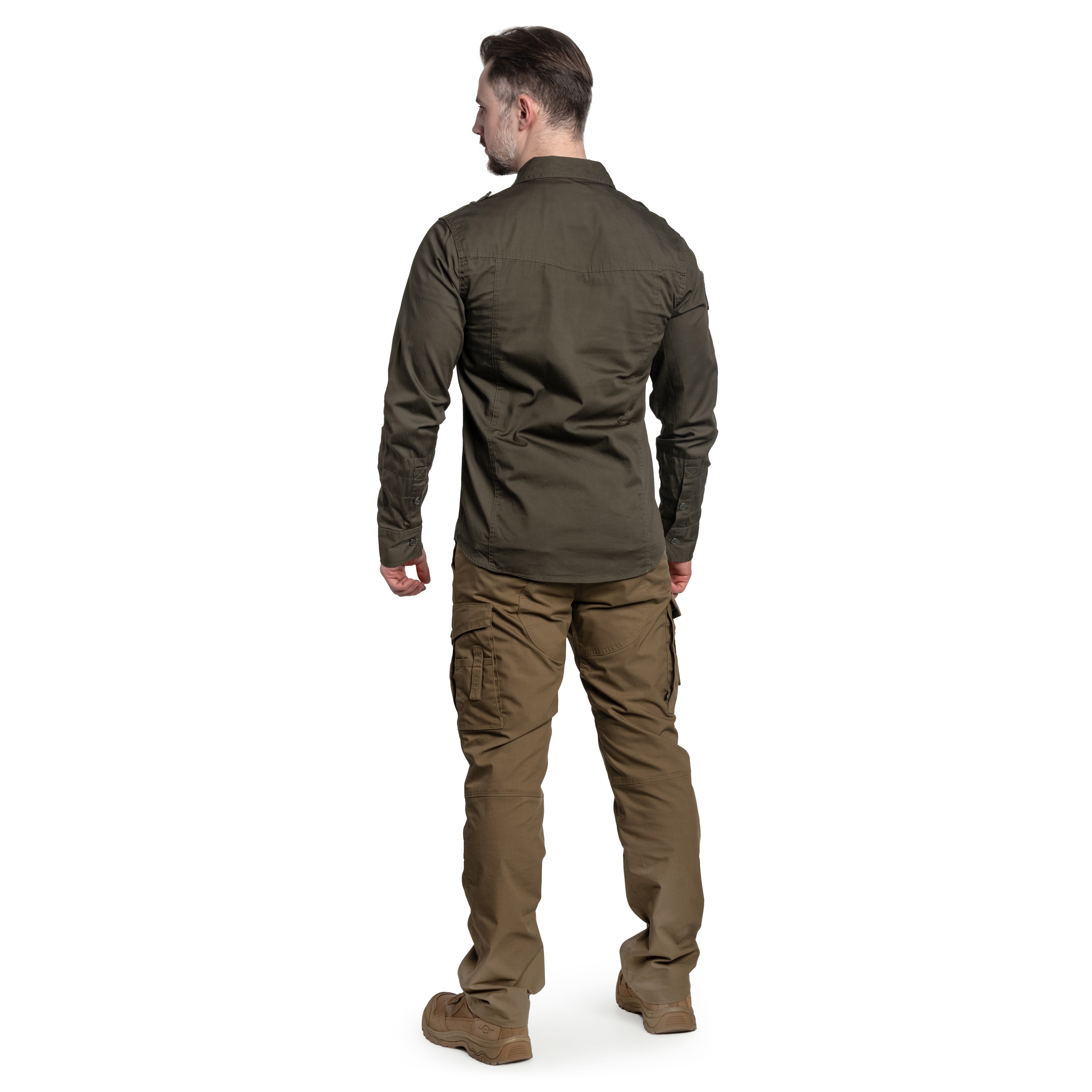 Brandit Luis Vintage Shirt Longsleeve - Olive