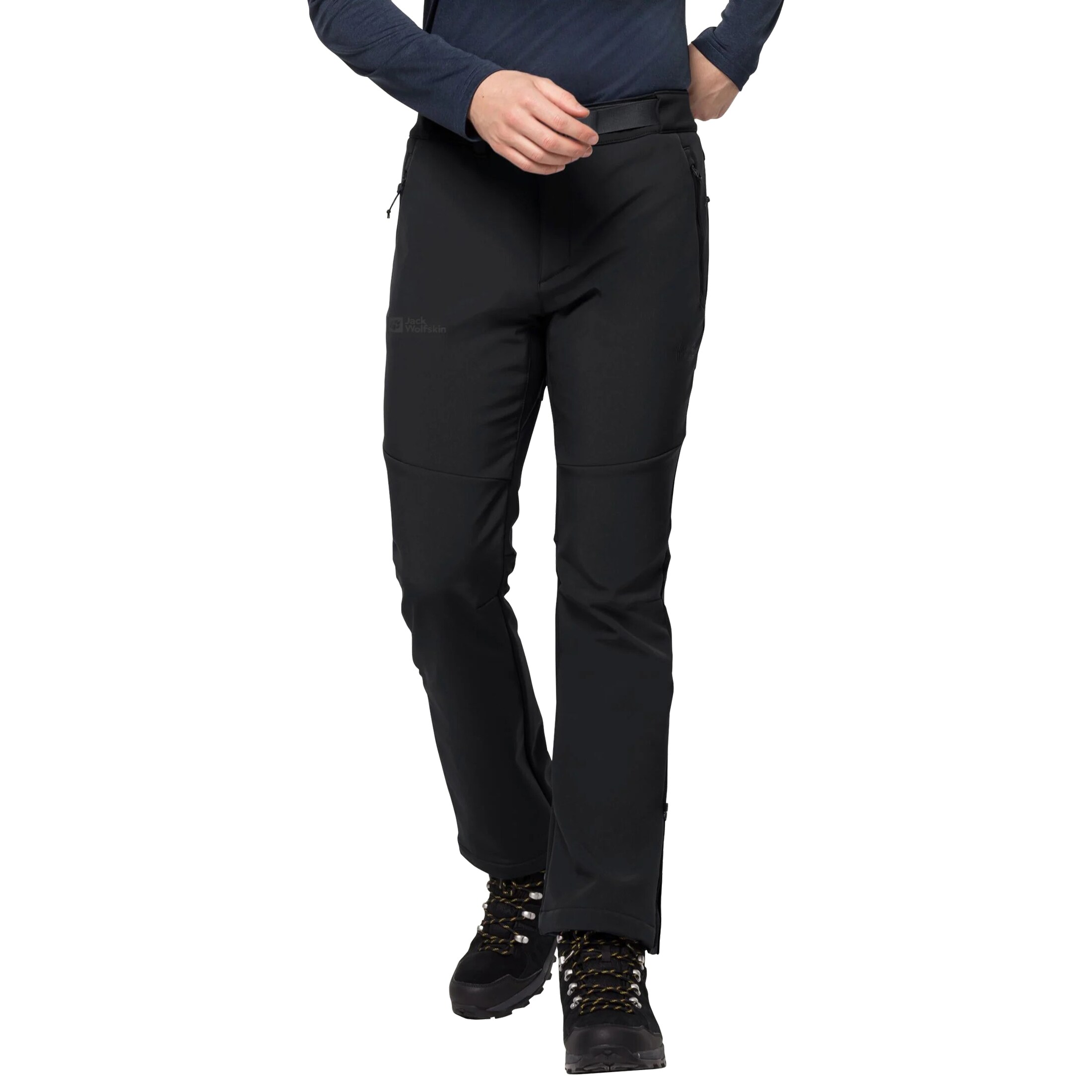 Jack WolfskinSoftshell Stollberg Pants - Black