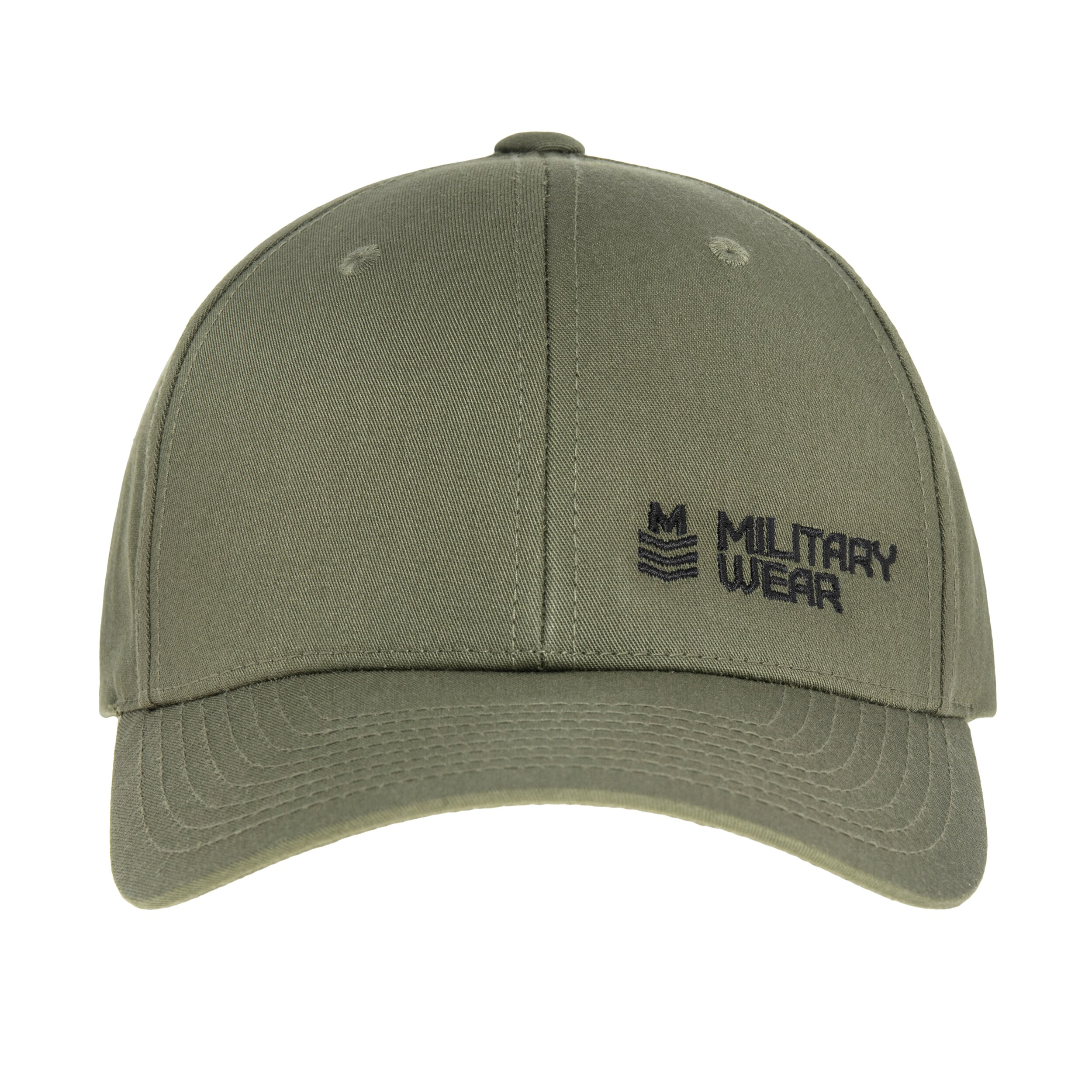 Military Wear Curved Classic Snapback Cap - Olive