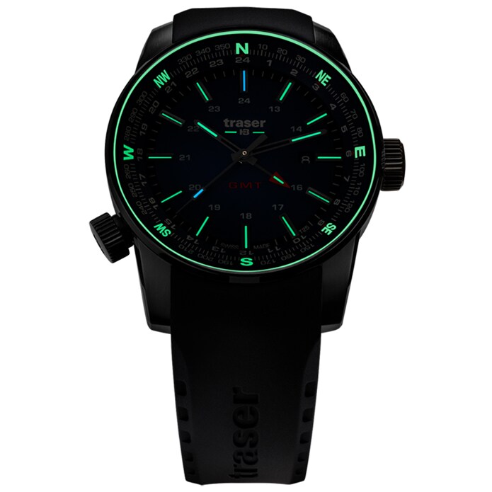 Traser P68 Pathfinder GMT RS Watch- Green