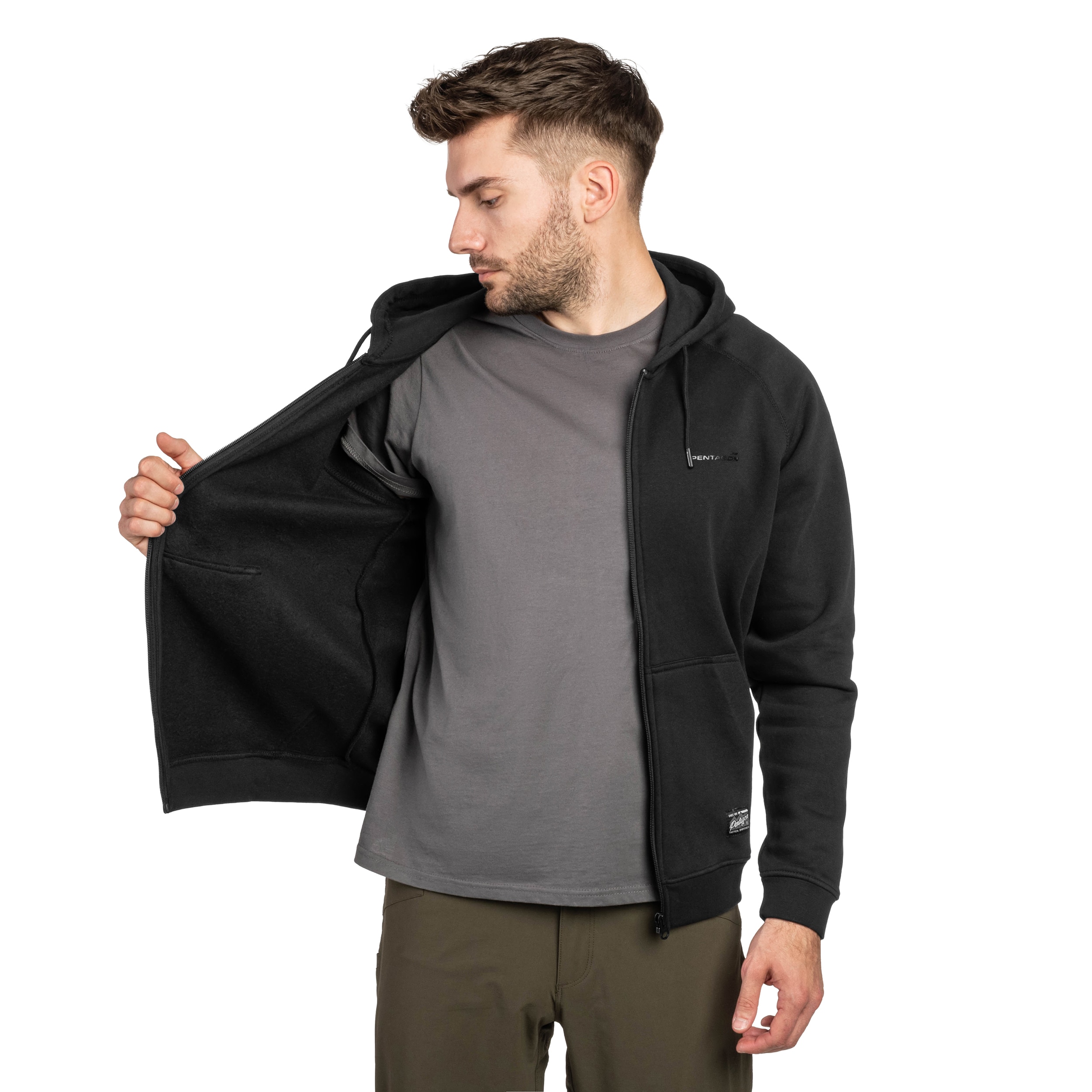 Pentagon Phaeton Zip Sweatshirt - Black