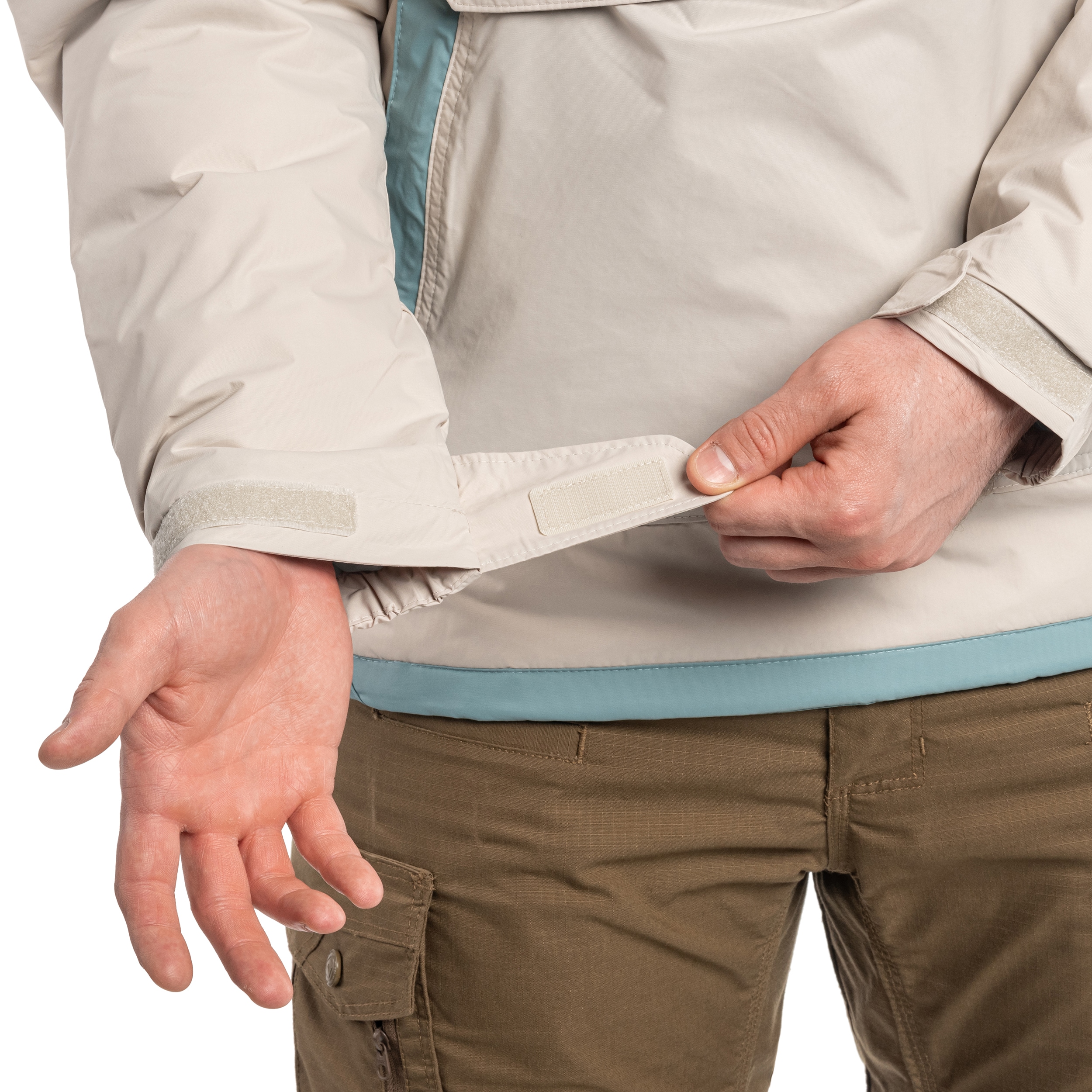 Columbia Challenger Pullover Anorak Jacket - Dark Stone/Stone Blue