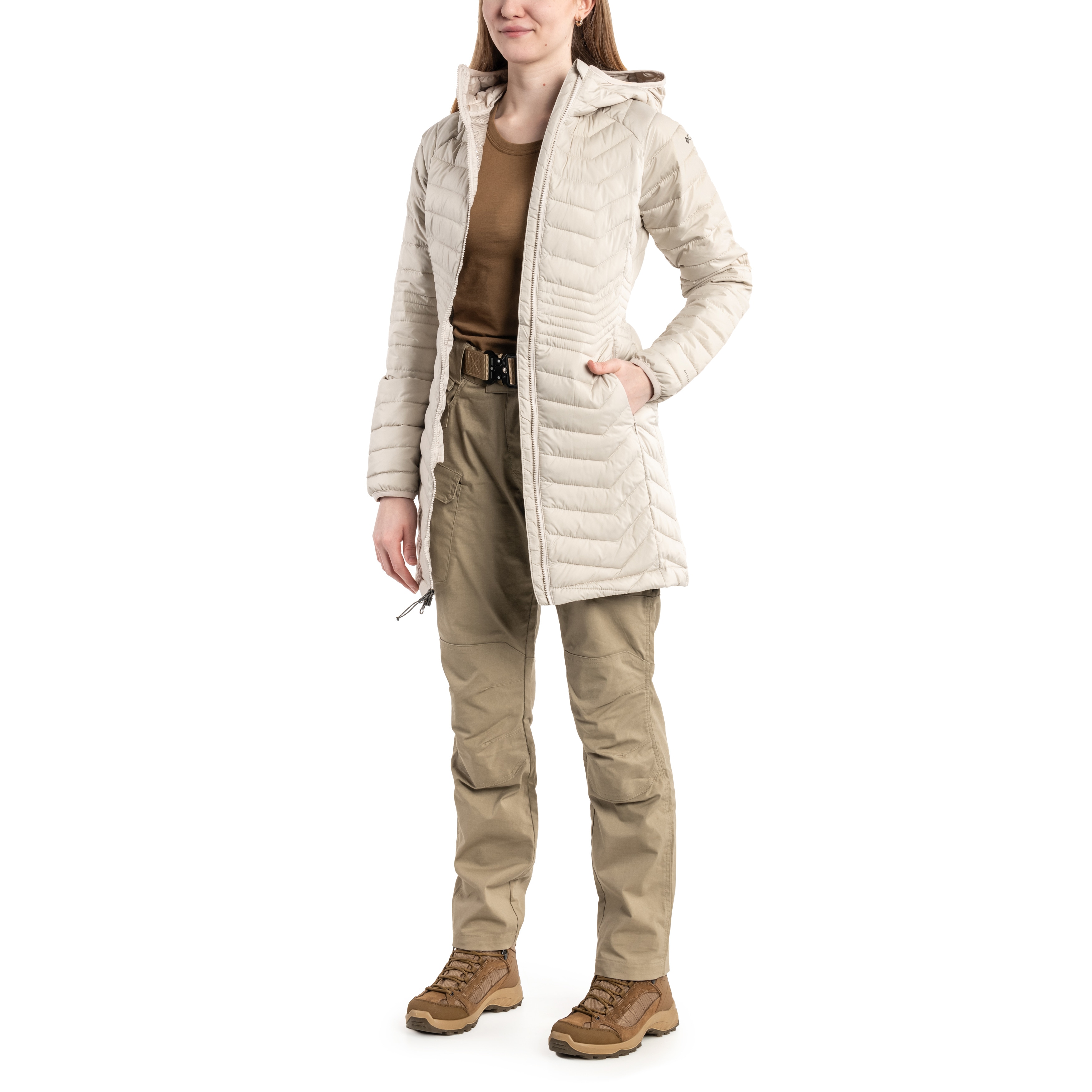 Columbia Powder Lite Mid Women's Jacket - Dark Stone