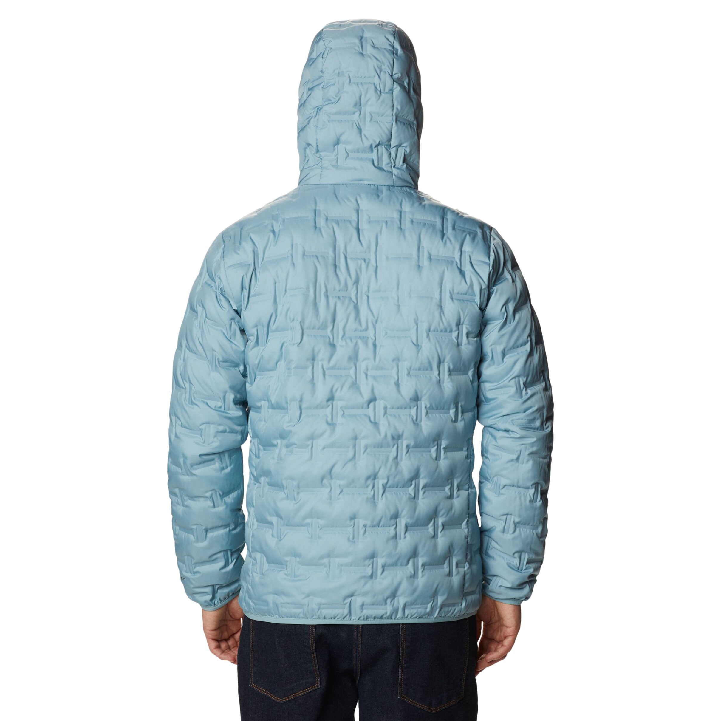 Columbia Delta Ridge Down Hooded Jacket - Stone Blue