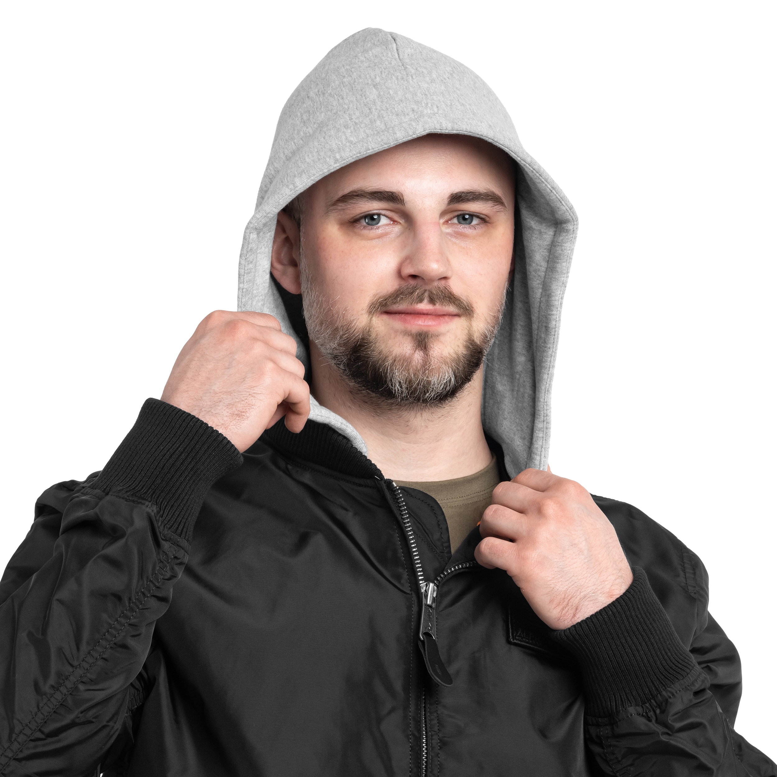 Alpha Industries MA-1 TT Hood Jacket - Black